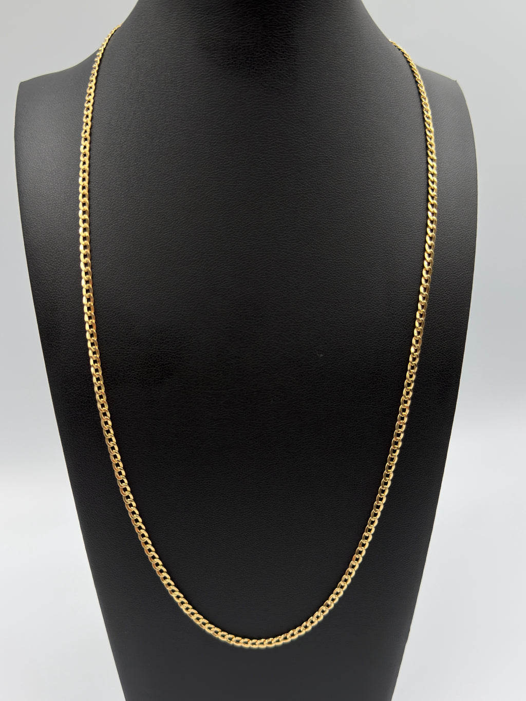 18K Gold Diamond-Cut Cuban Link Chain – 4.82 g