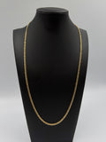 18K Gold Diamond-Cut Cuban Link Chain – 4.82 g
