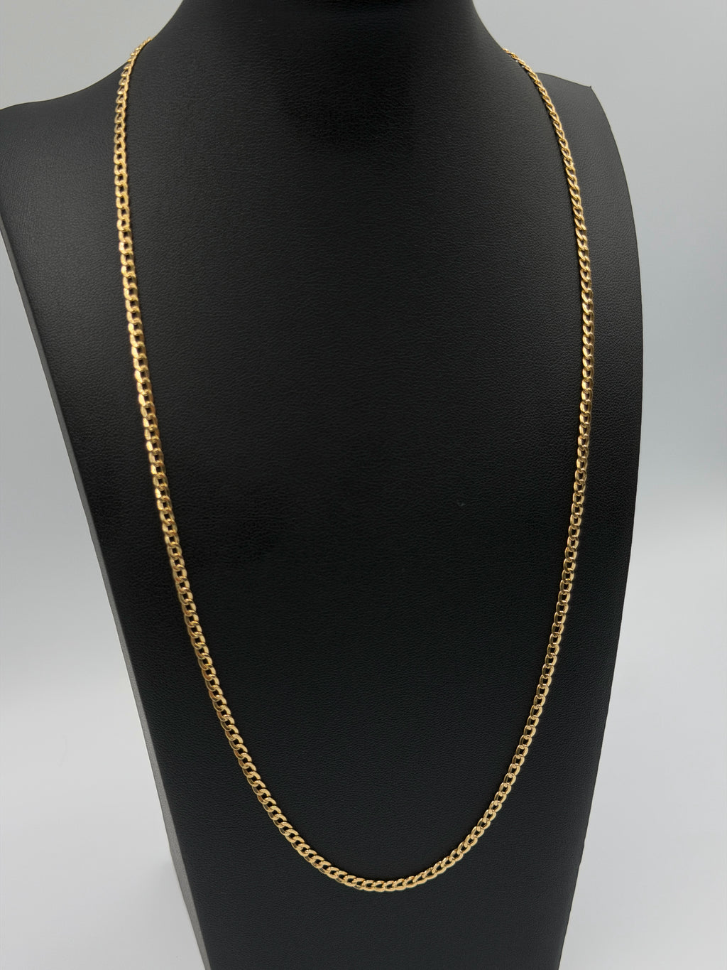 18K Gold Diamond-Cut Cuban Link Chain – 4.82 g
