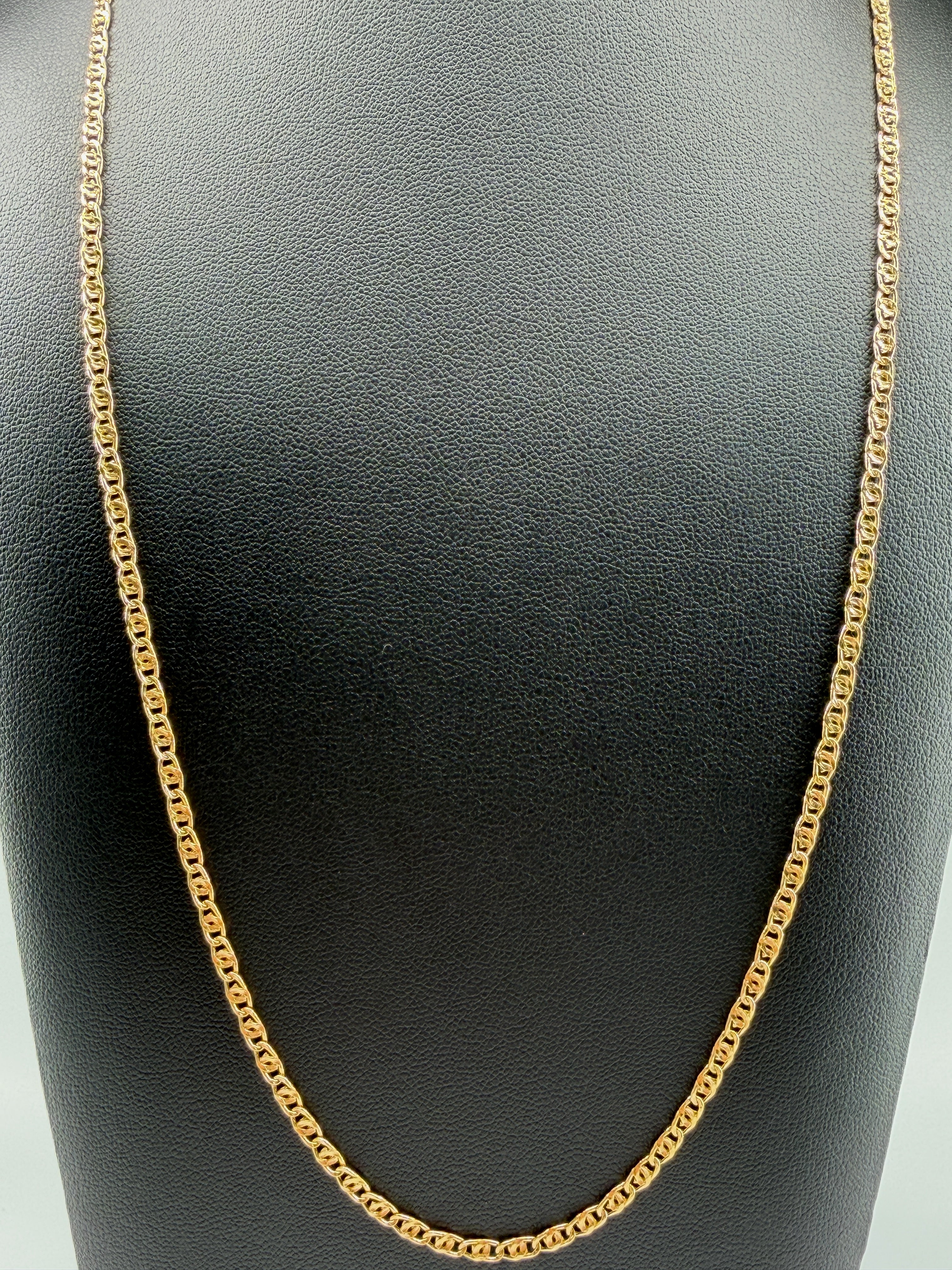 18K Gold Flat Gucci Link Chain