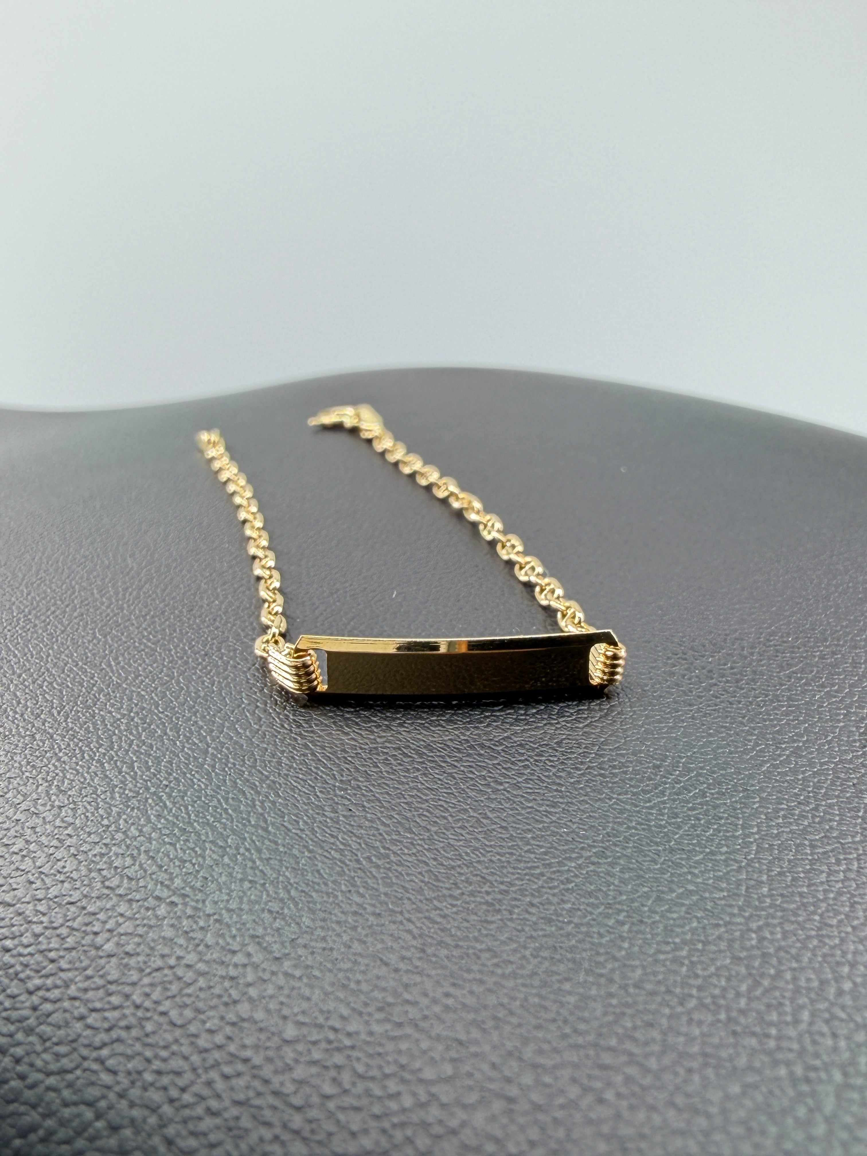 18K Gold Gucci Sailor-Link Baby ID Bracelet – 1.70 g