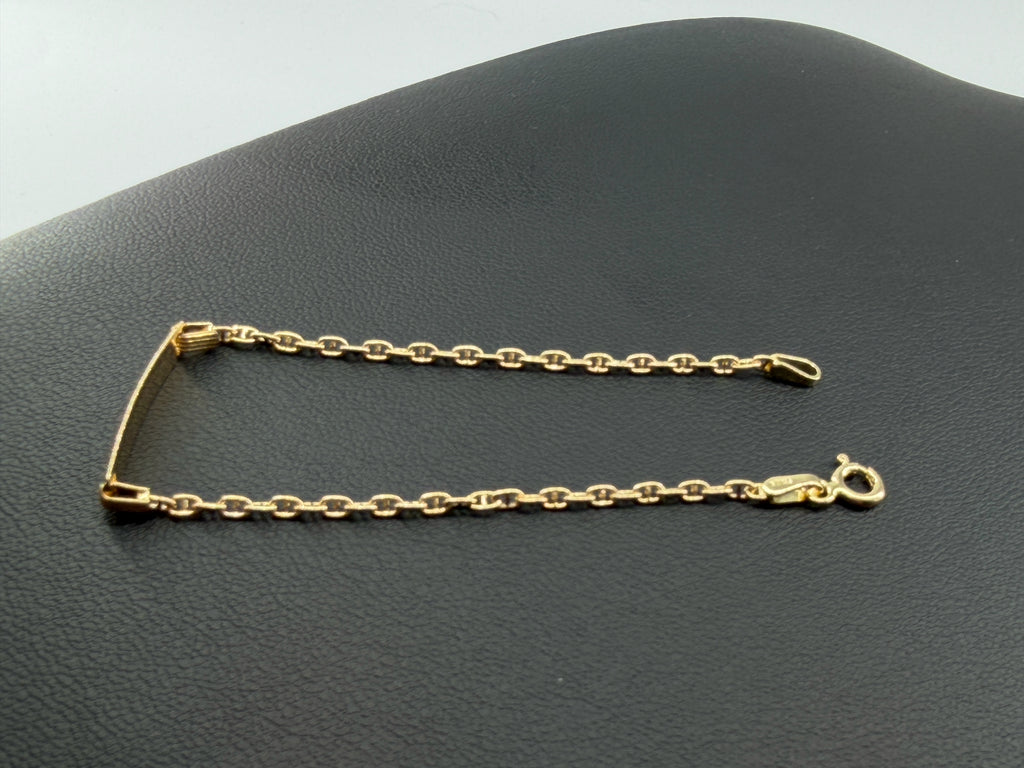 18K Gold Gucci Sailor-Link Baby ID Bracelet – 1.70 g