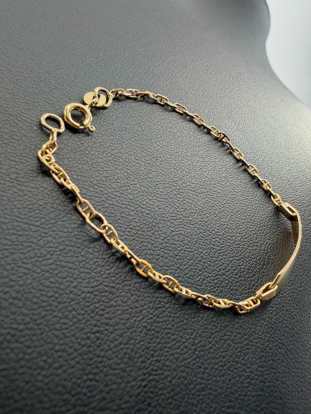 18K Gold Gucci Sailor-Link Baby ID Bracelet – 2.48 g