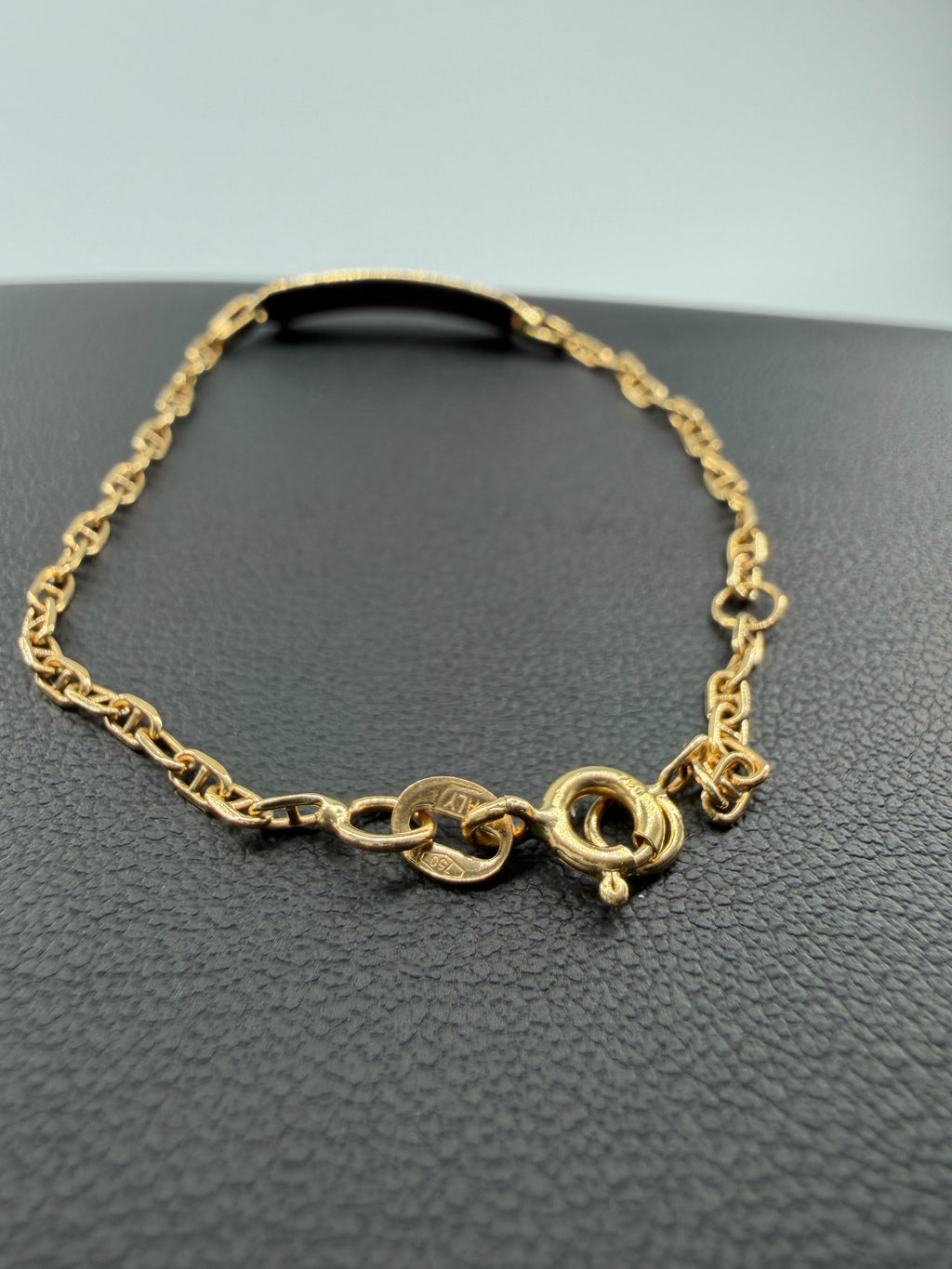18K Gold Gucci Sailor-Link Baby ID Bracelet – 2.48 g