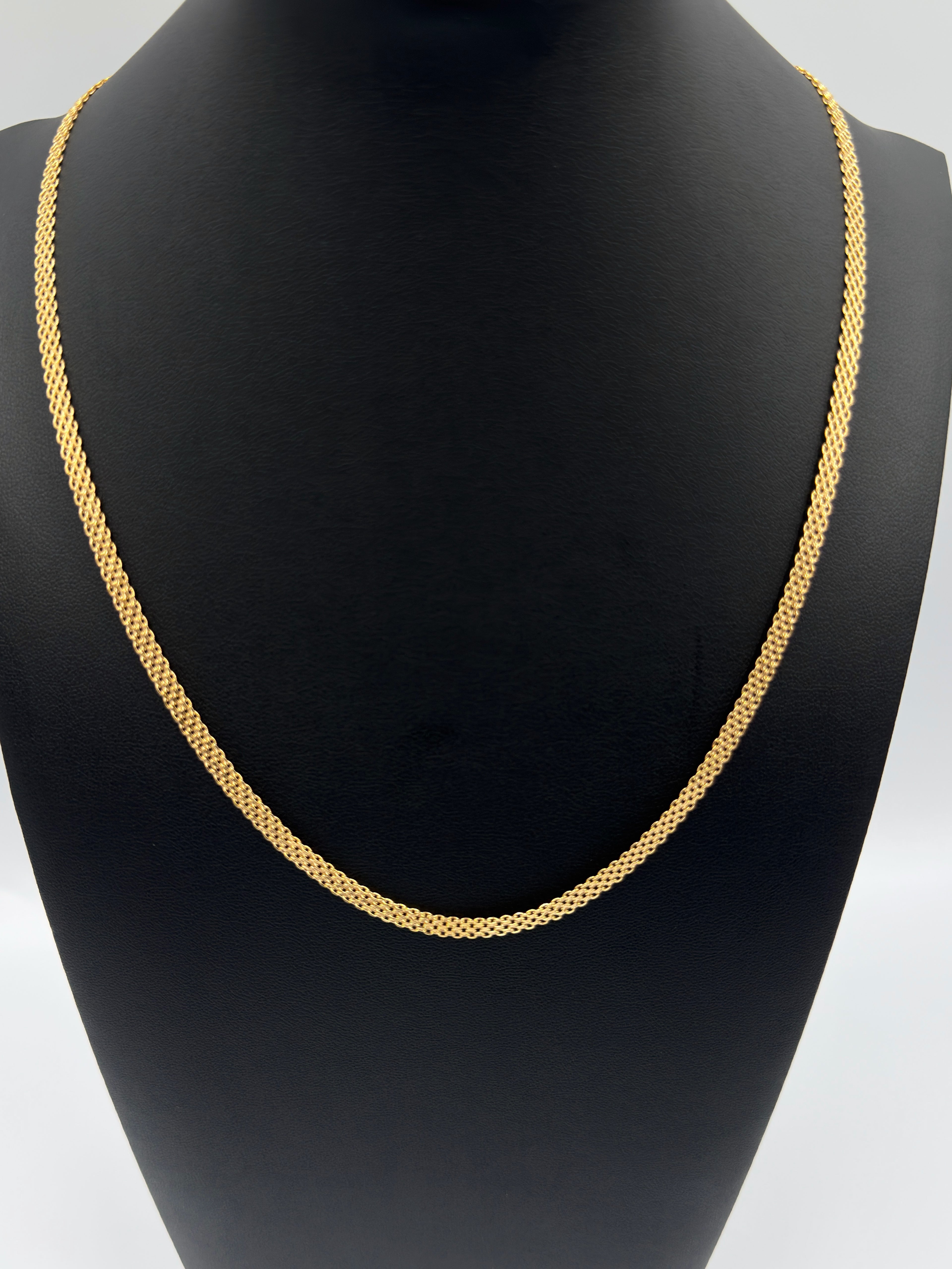 18K Gold Chino Link Chain – 7.23g