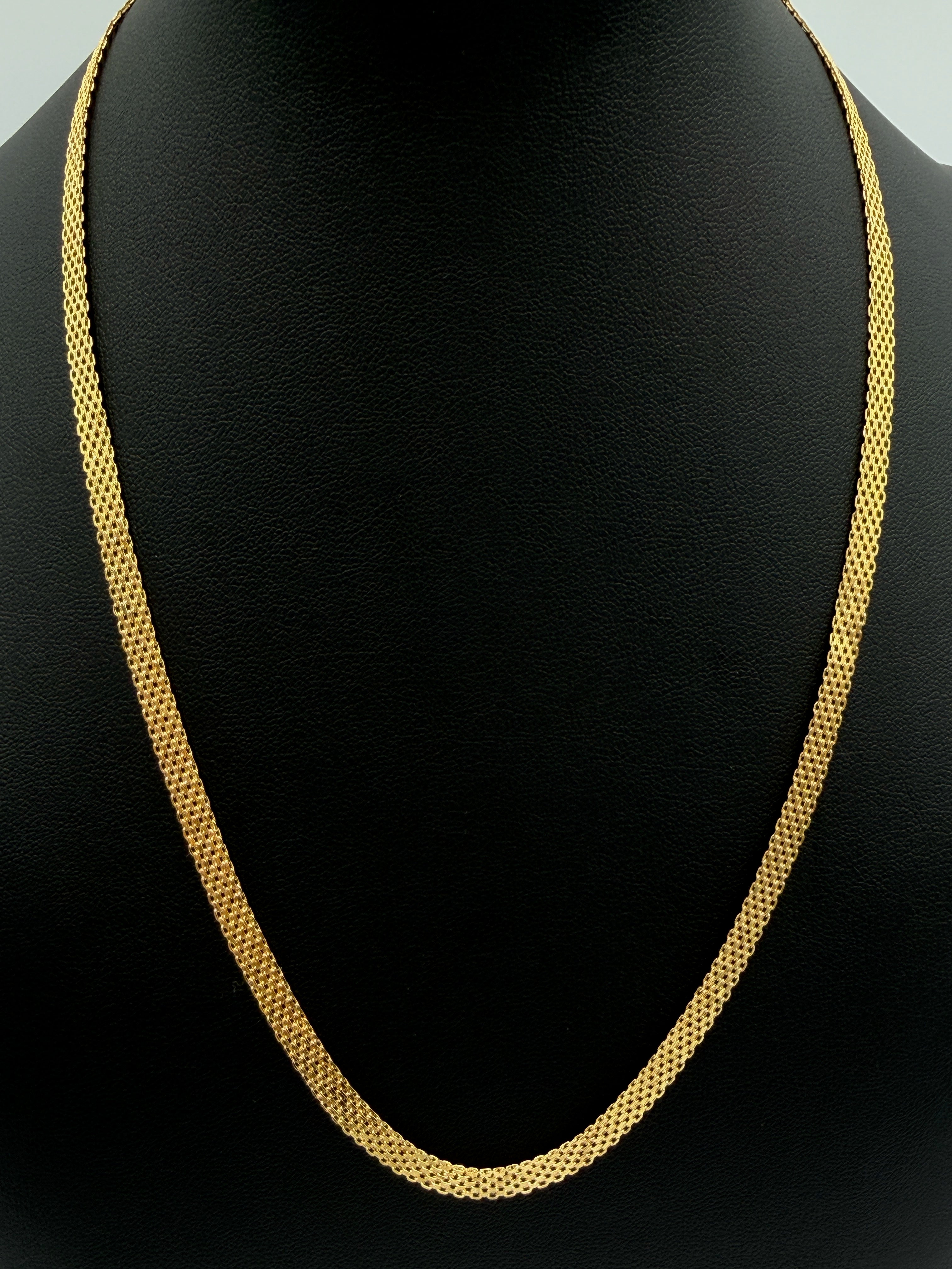 18K Gold Chino Link Chain – 5.54