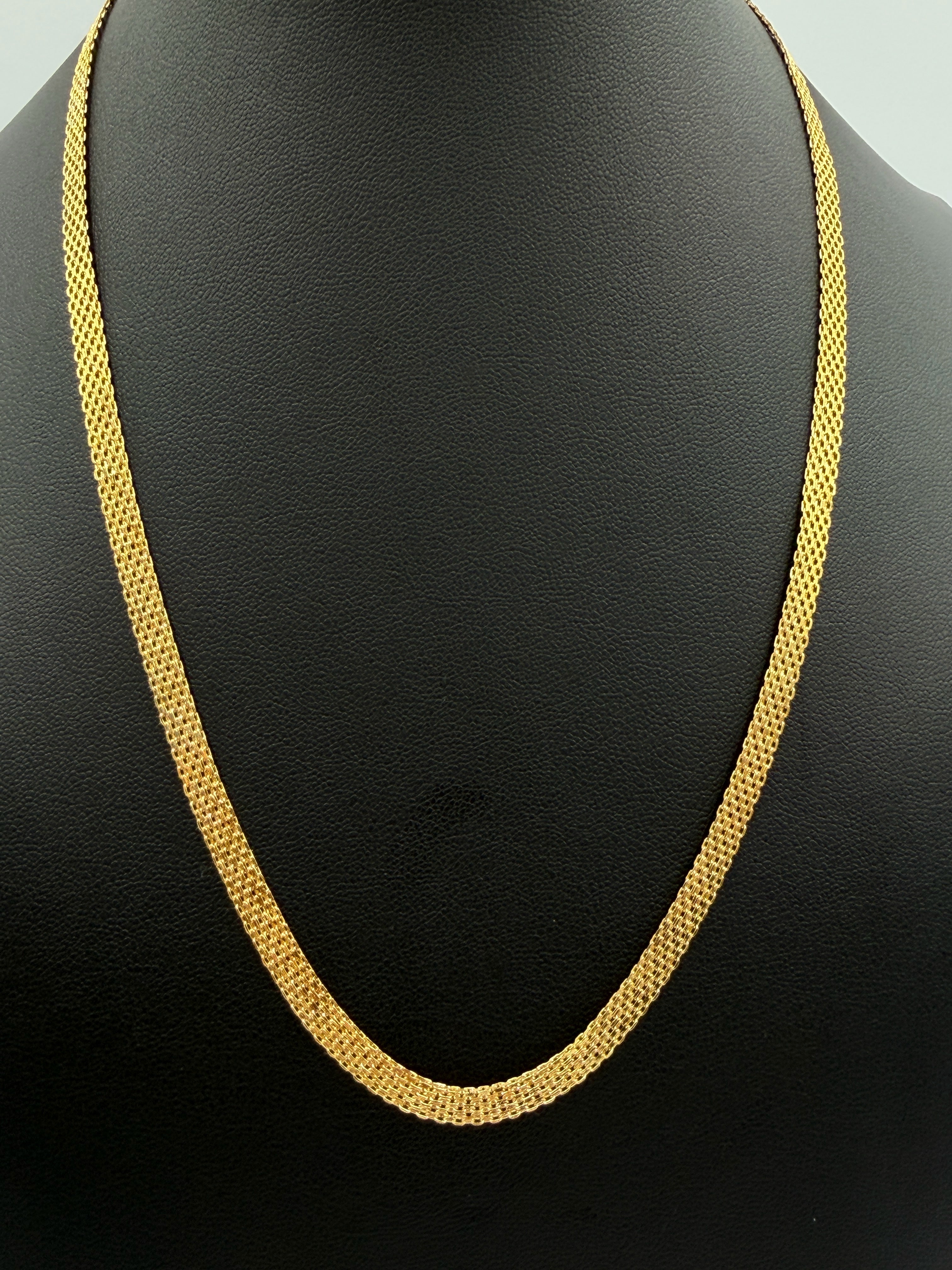 18K Gold Chino Link Chain – 5.54