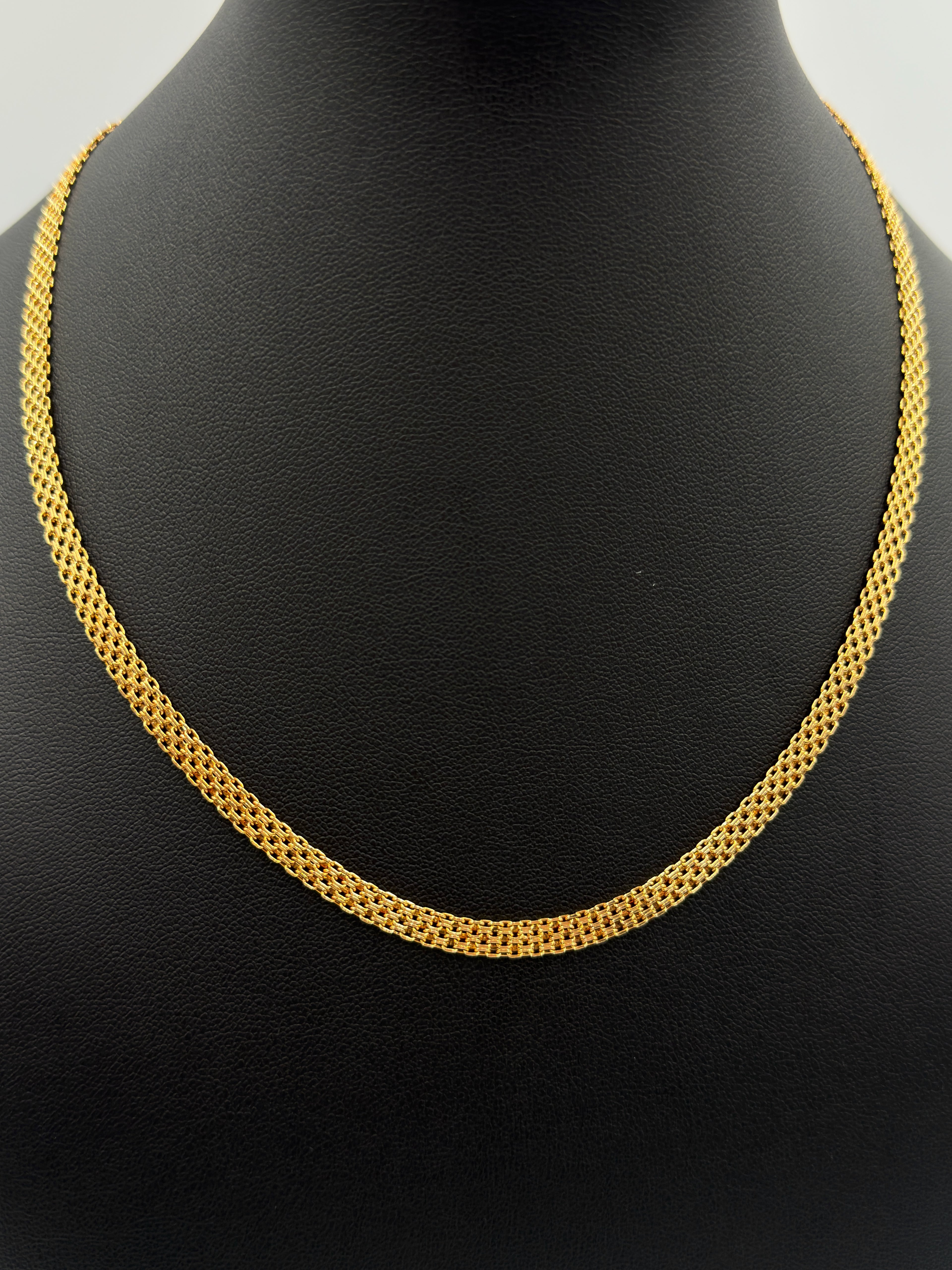 18K Gold Chino Link Chain – 5.94g