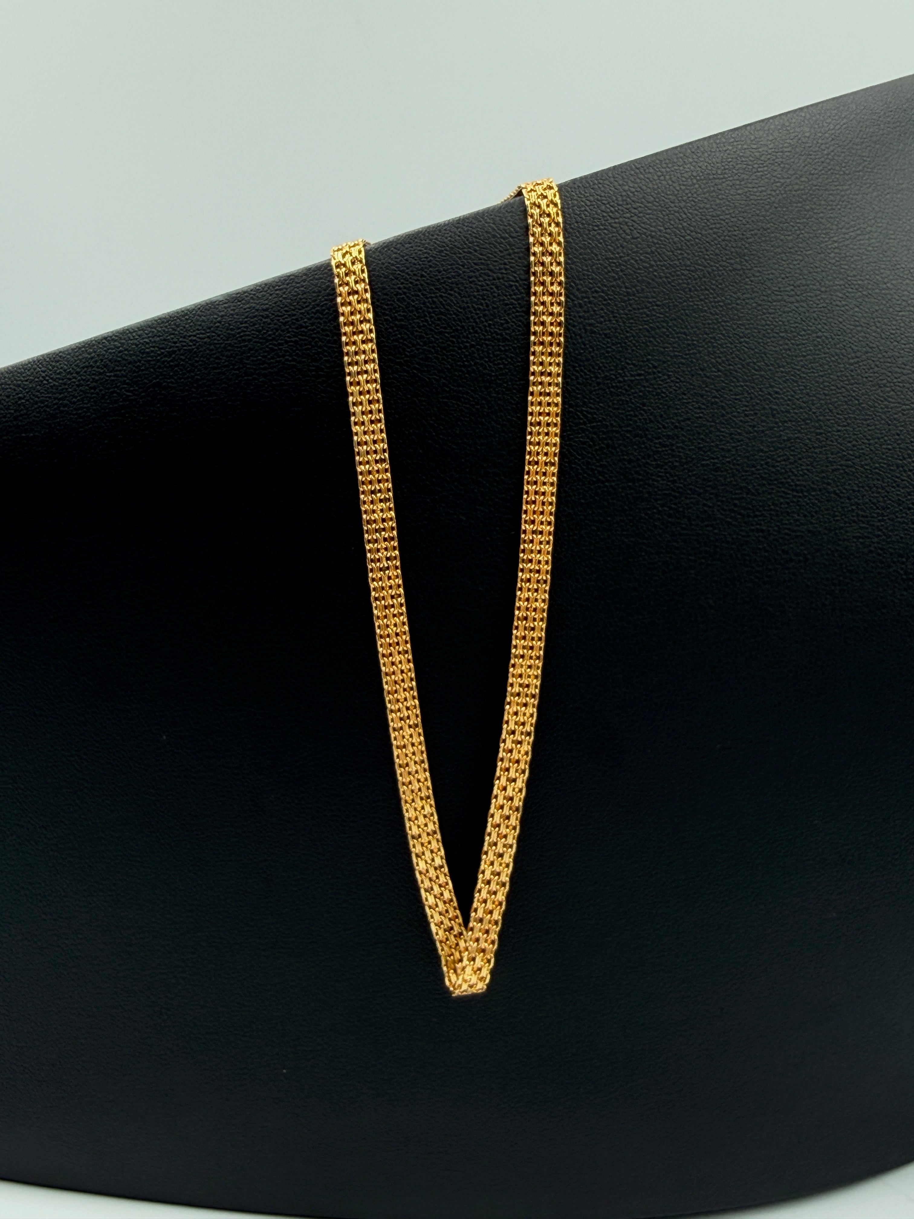 18K Gold Chino Link Chain – 5.94g