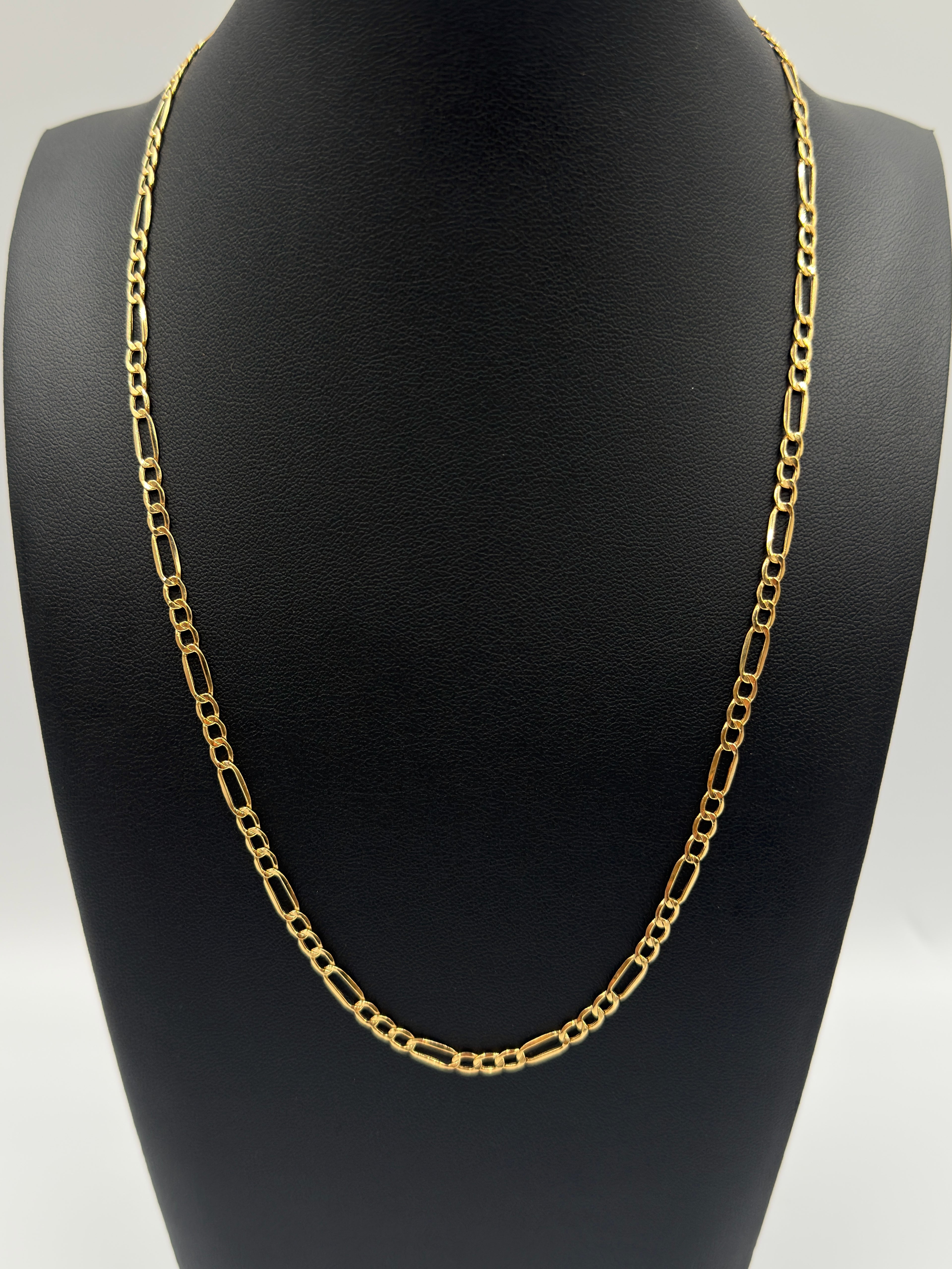 18K Gold Figaro Link Chain