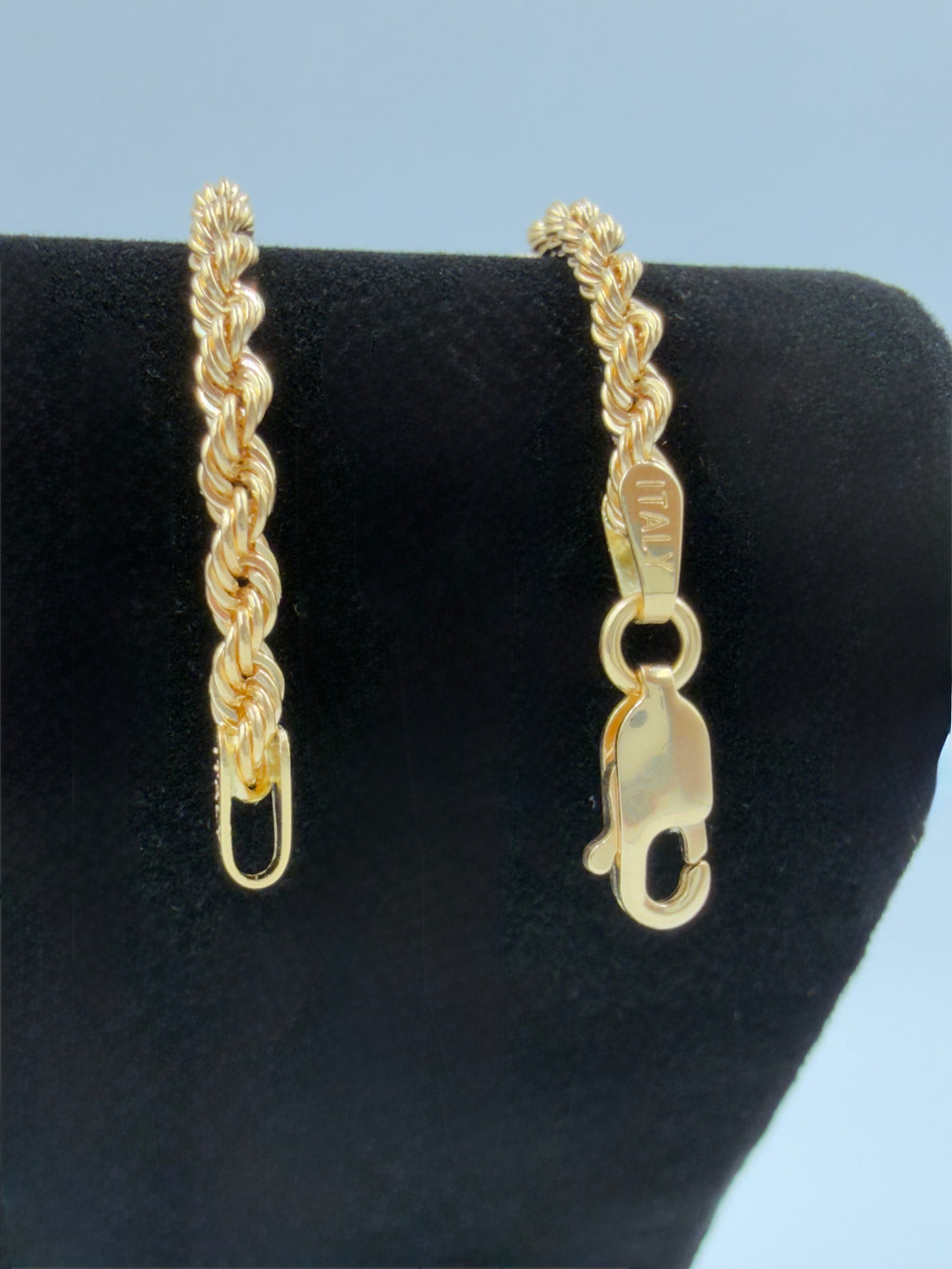 18K Gold Cord Rope & Bow Bracelet
