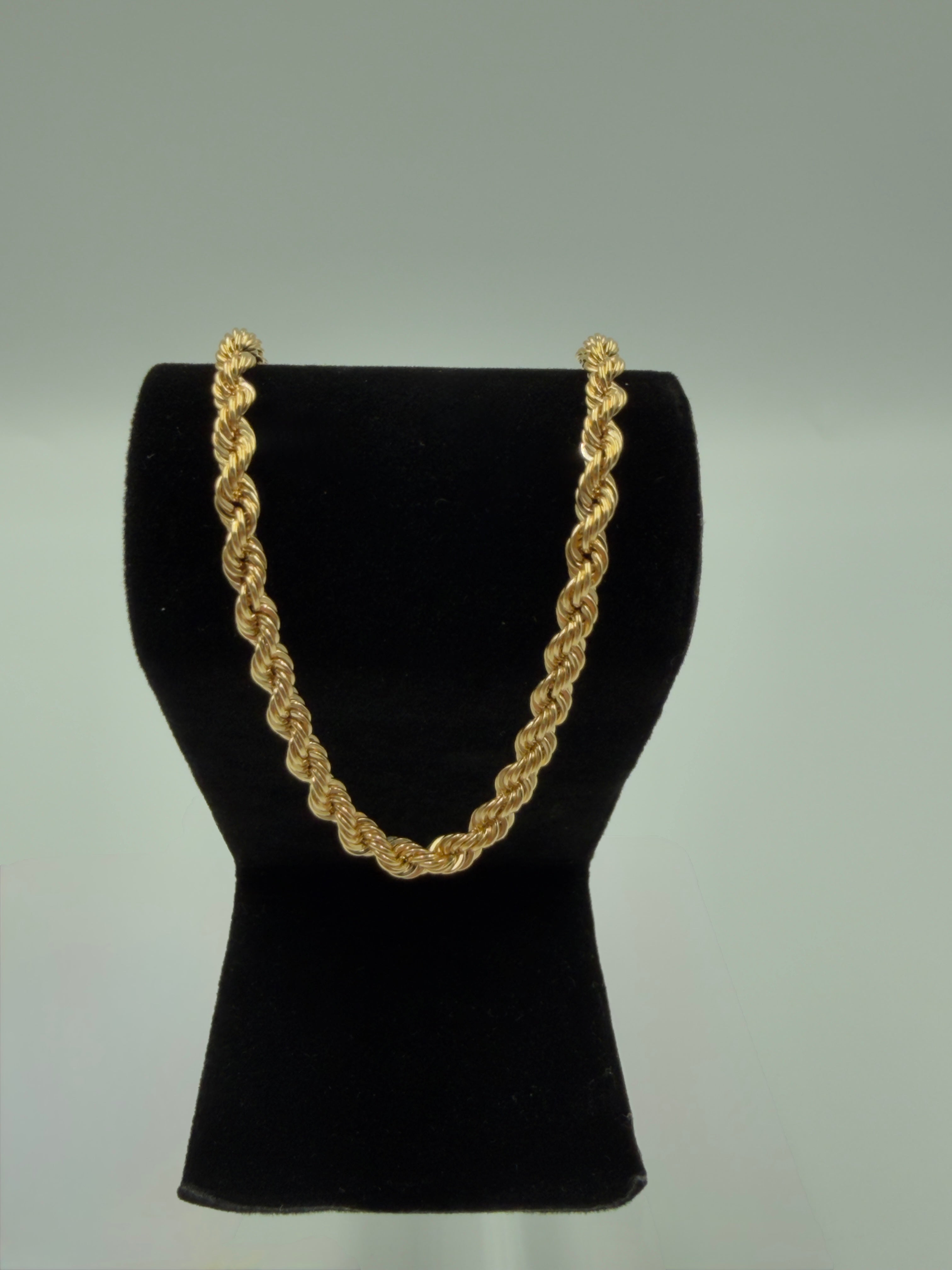 18K Gold Cord Rope & Bow Bracelet - 4.40g