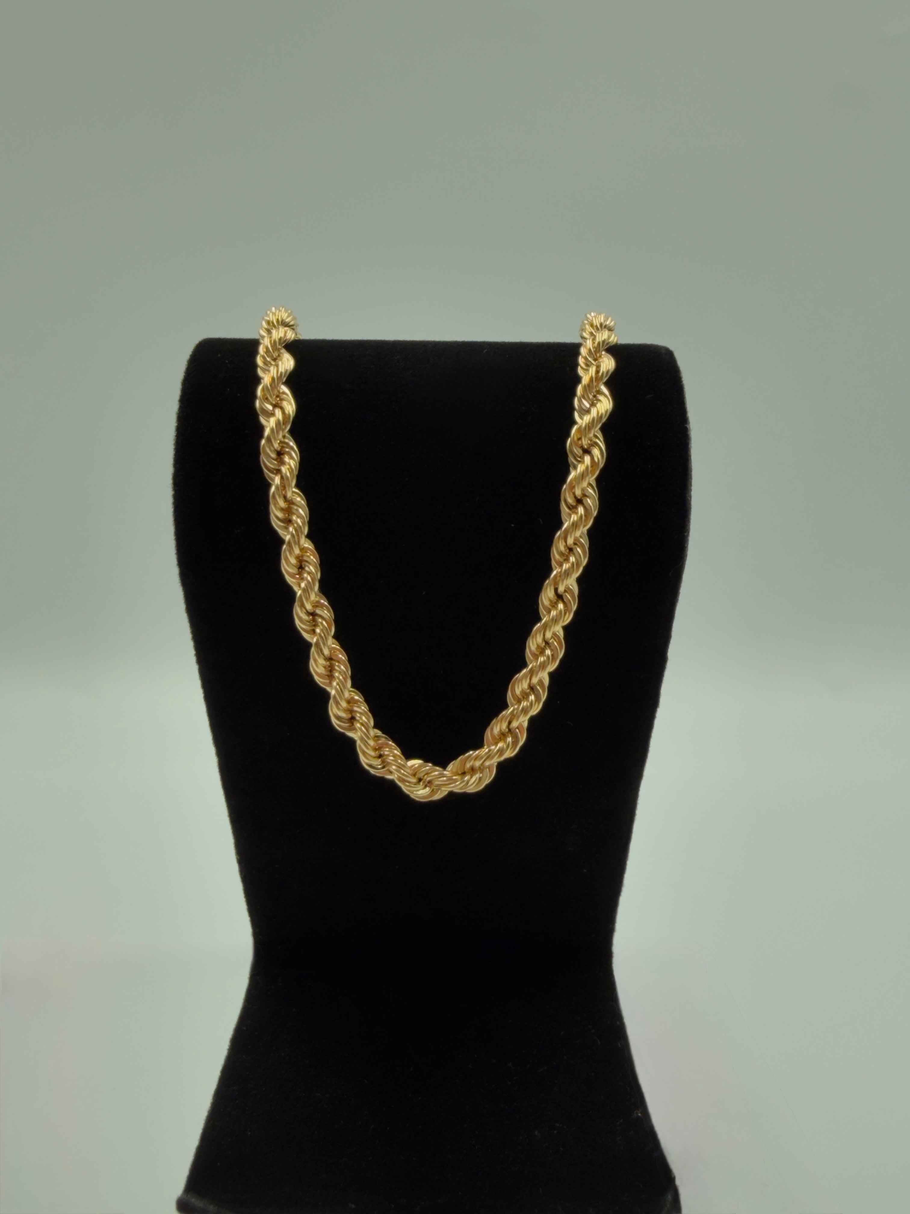 18K Gold Cord Rope & Bow Bracelet - 4.40g