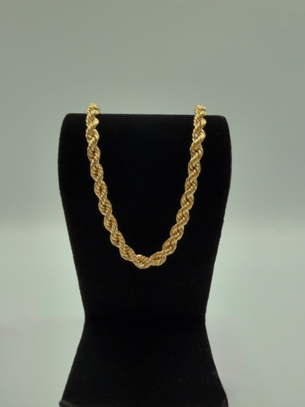 18K Gold Cord Rope & Bow Bracelet - 4.40g