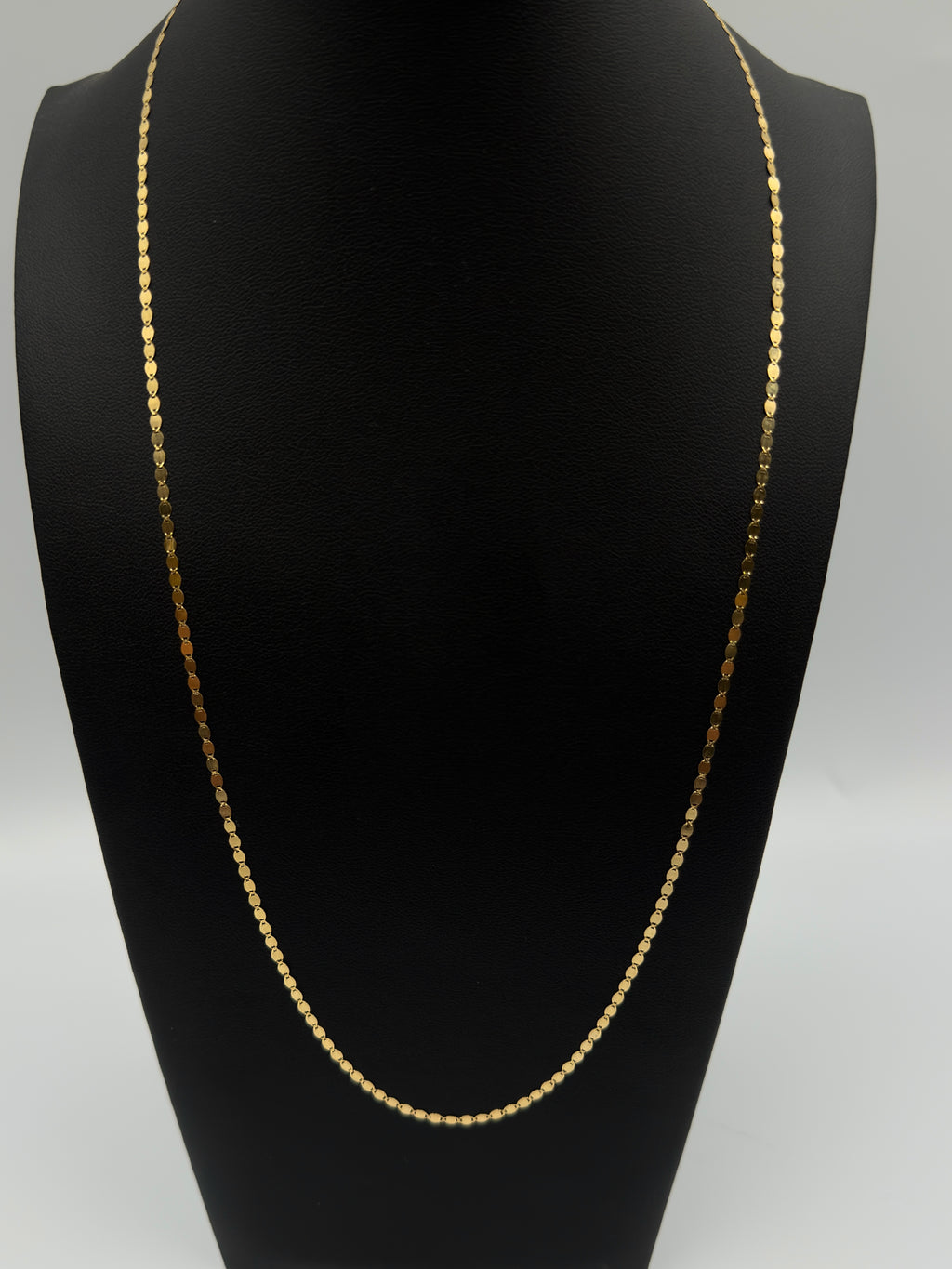 18K Italian Gold Popcorn Chain