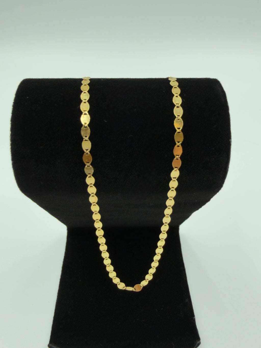 18K Italian Gold Popcorn Chain