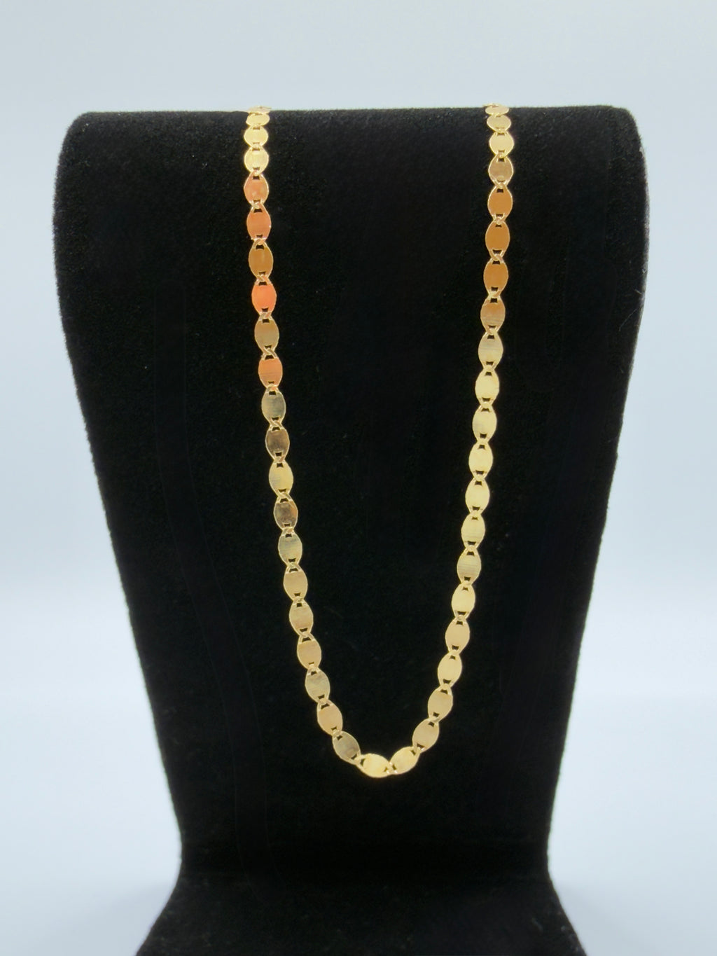18K Italian Gold Popcorn Chain