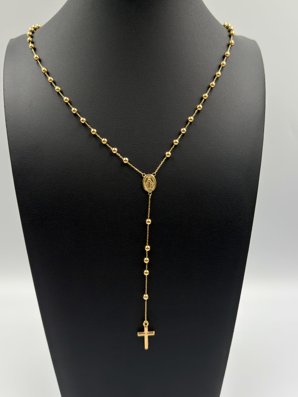 18K Gold Traditional Catholic Rosary Chain