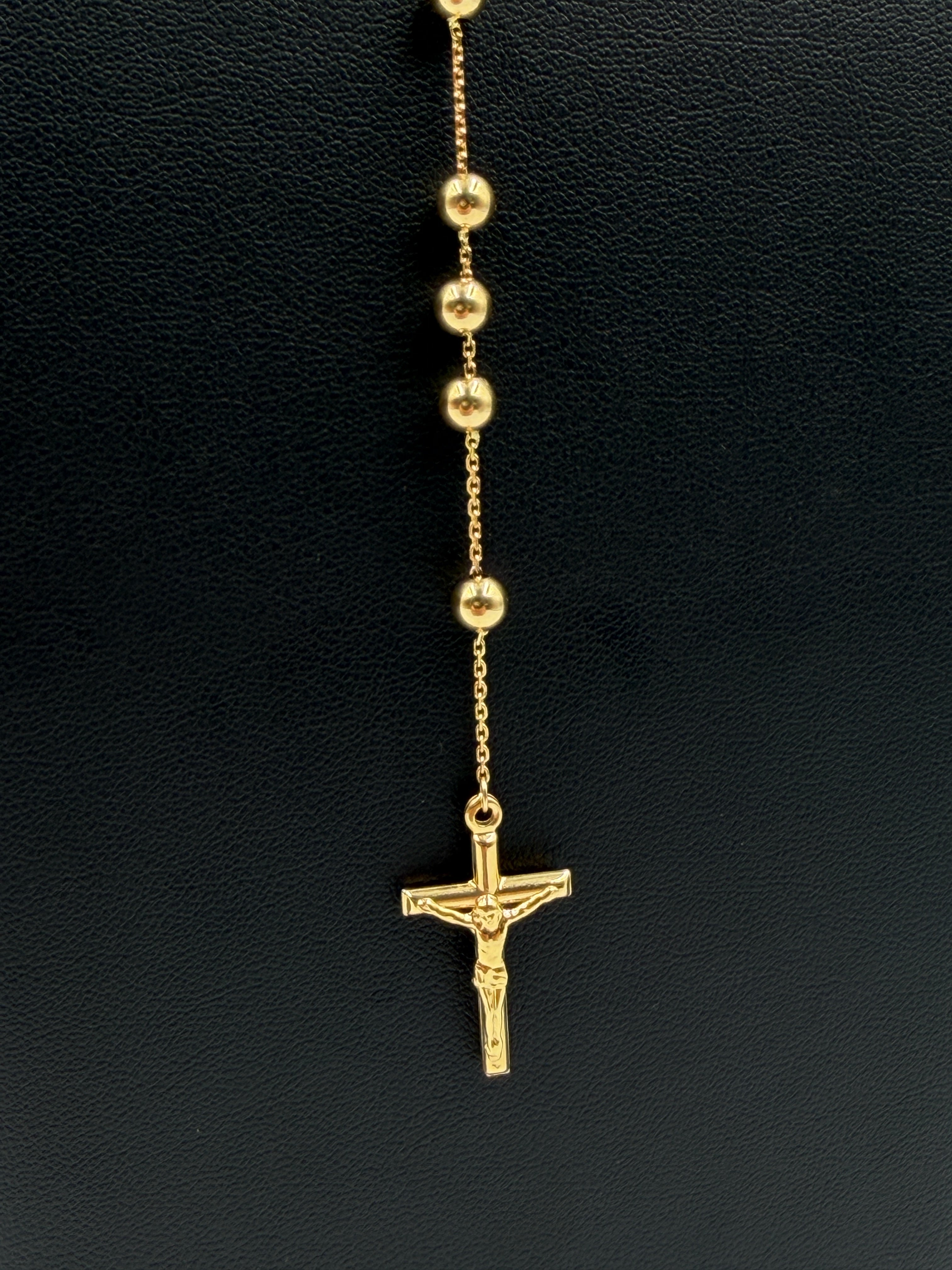 18K Gold Traditional Catholic Rosary Chain - 13,78 gr