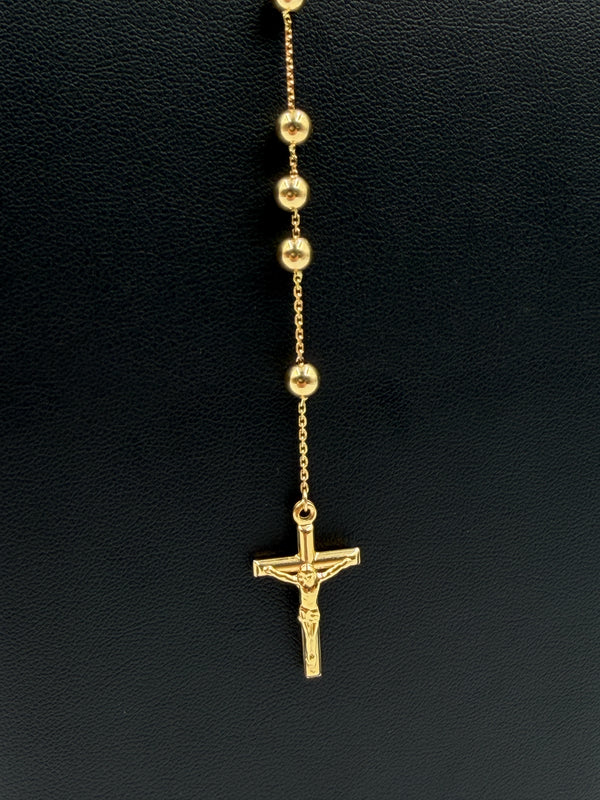 18K Gold Traditional Catholic Rosary Chain - 13,78 gr