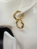 Argollas - Candongas Oro 18K Italiano 1.86 g