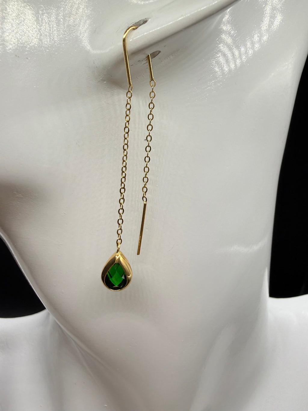 Arete -Largo  Oro 18K Italiano 1.90 g