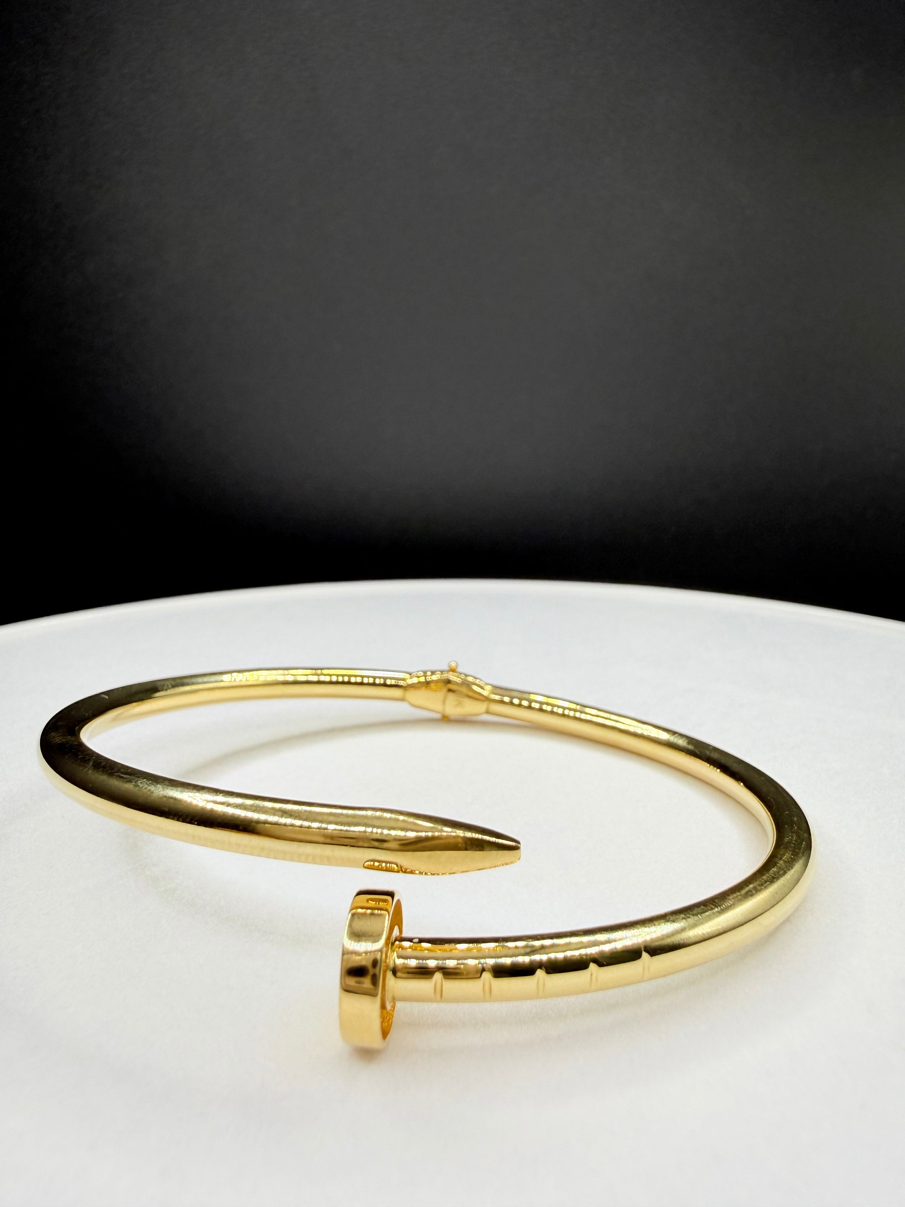 Aro Clavo Oro 18K 11.02 g