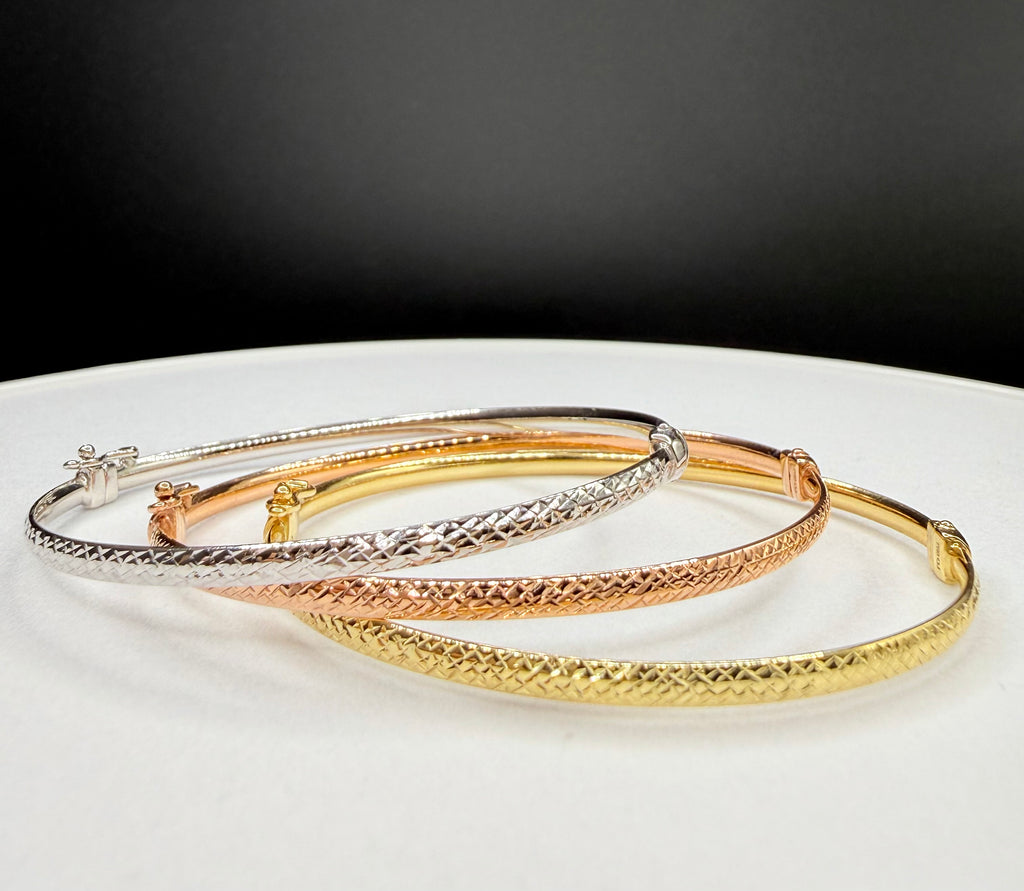 Aro de Mano 3 Colores Oro 18K 9.59 g