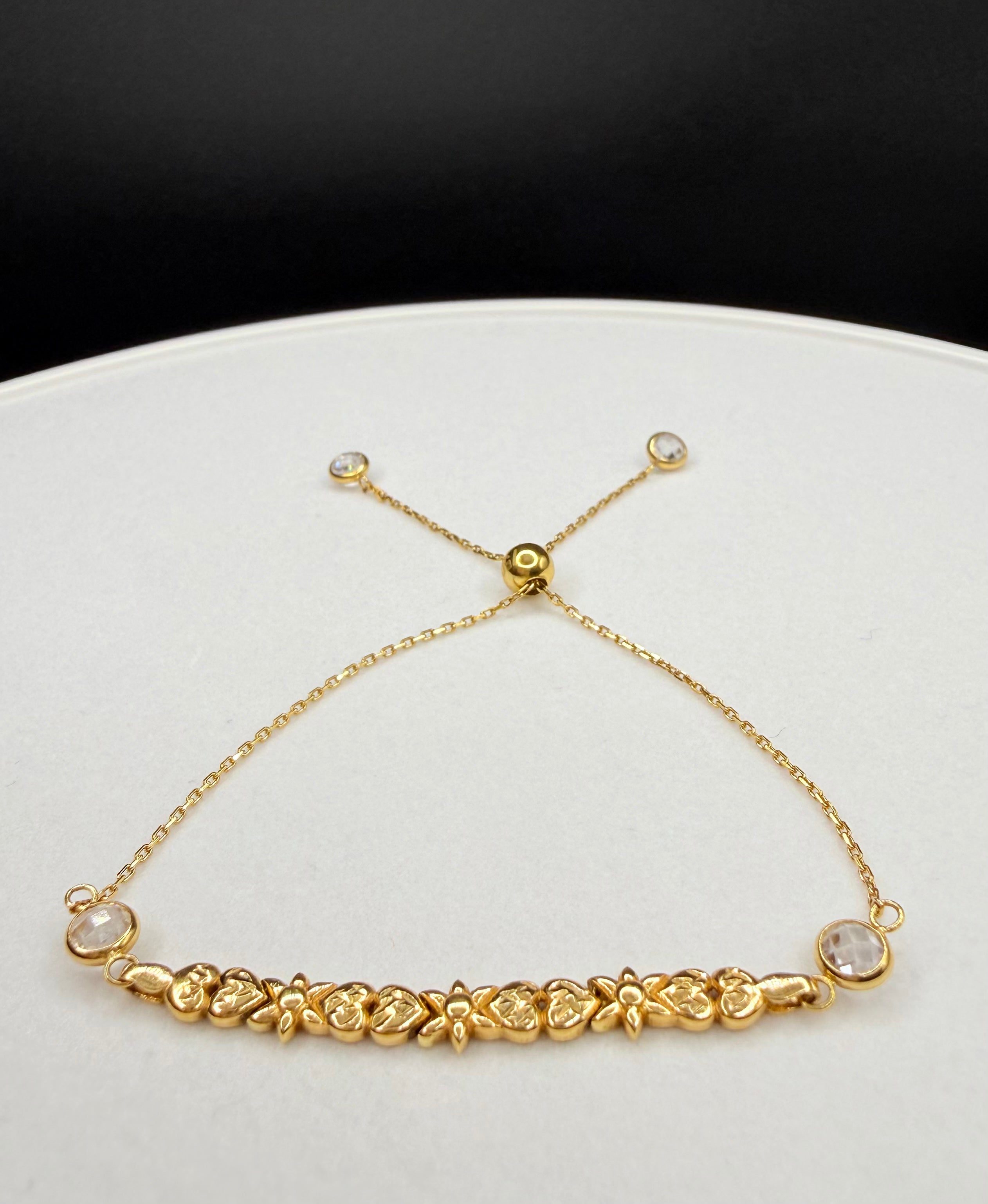 Pulsera Ajustable Oro 18K 2.85 g