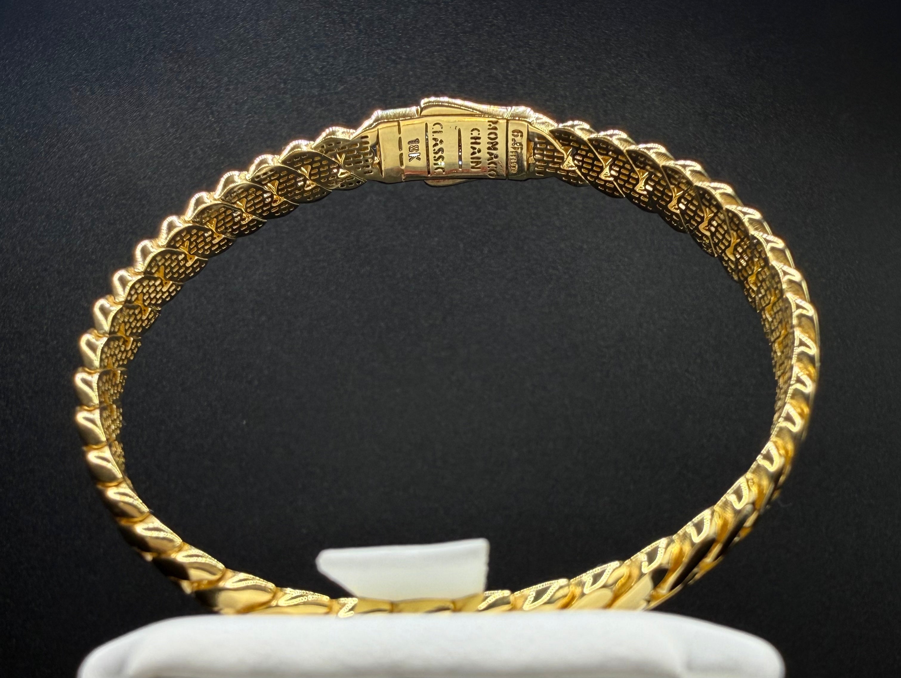 Pulsera Mónaco Cristales Swarovski Oro 18K 12.05 g