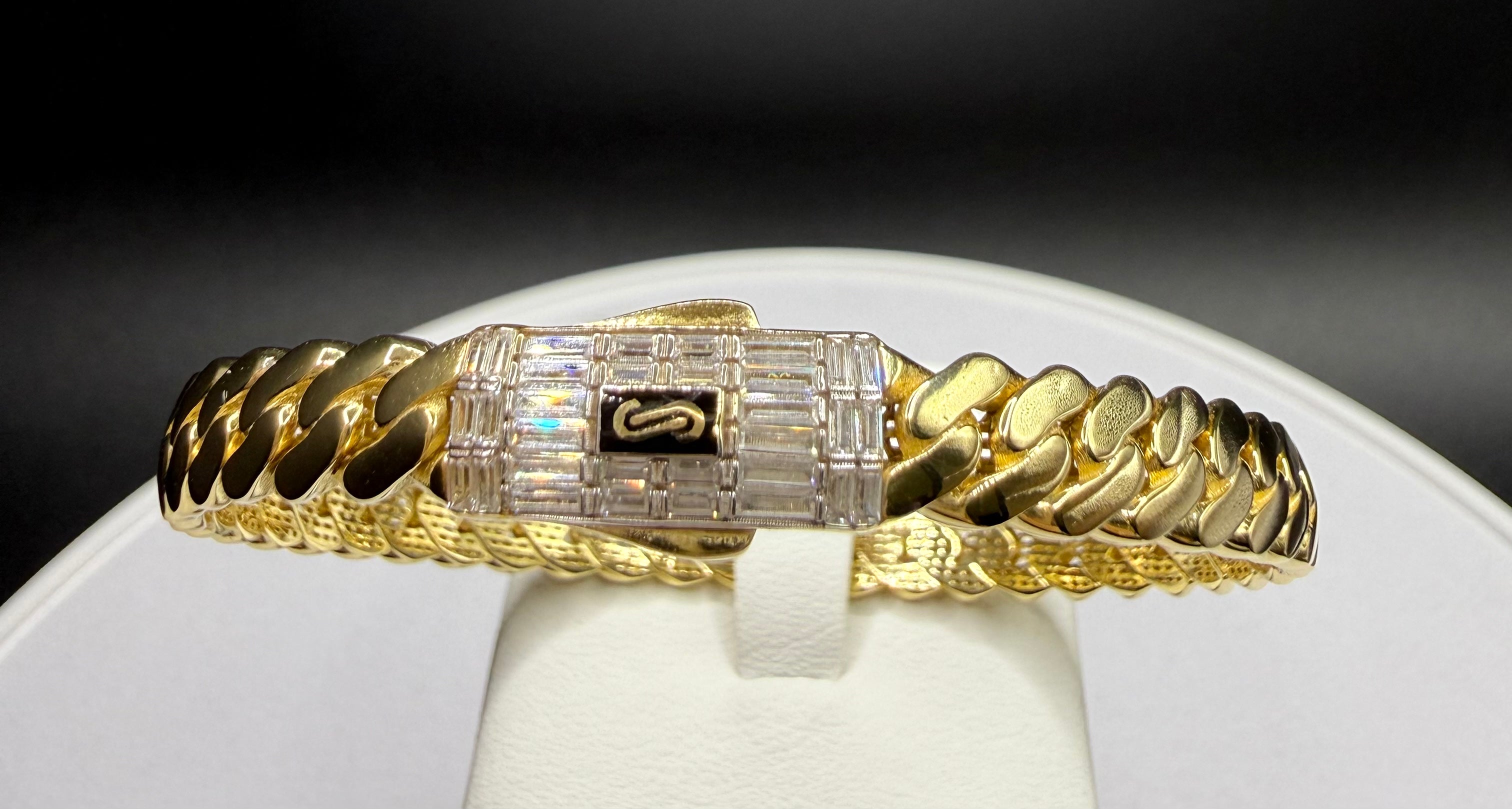 Pulsera Mónaco Cristales Swarovski Oro 18K 12.05 g