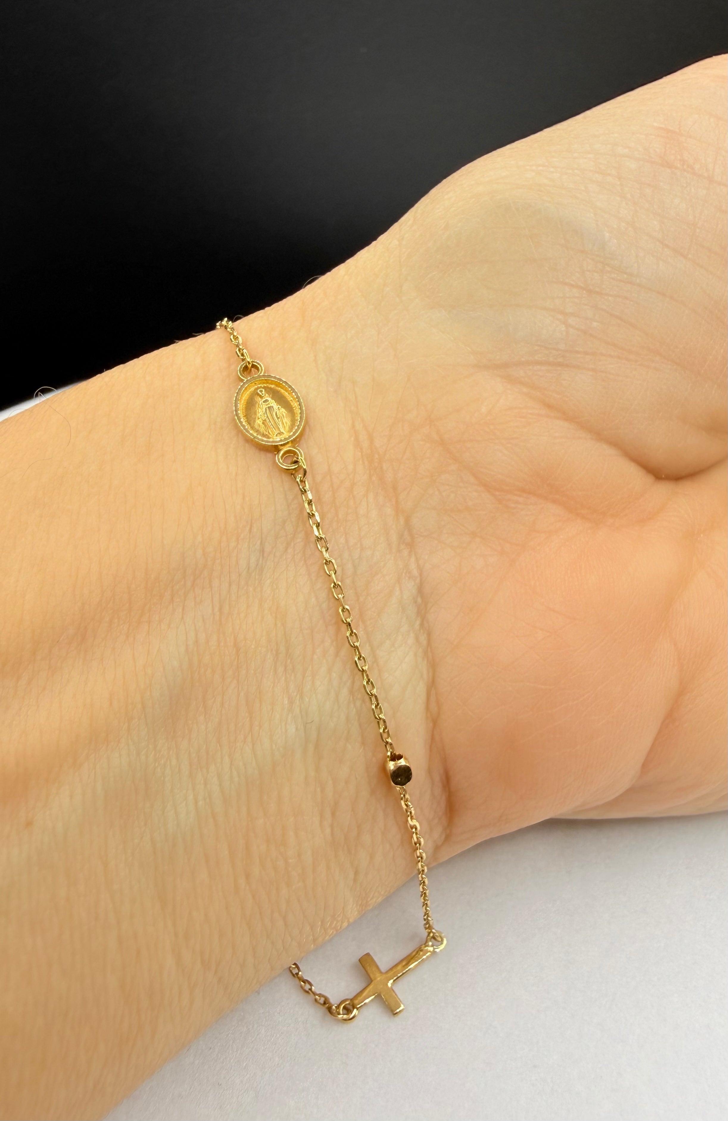 Pulsera Denario Oro 18K 1.41 g