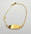 Esclava Placa Bebé Oro 18K 1.75 g