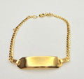 18K Gold Cuban-Link Baby ID Bracelet – 2.14 g
