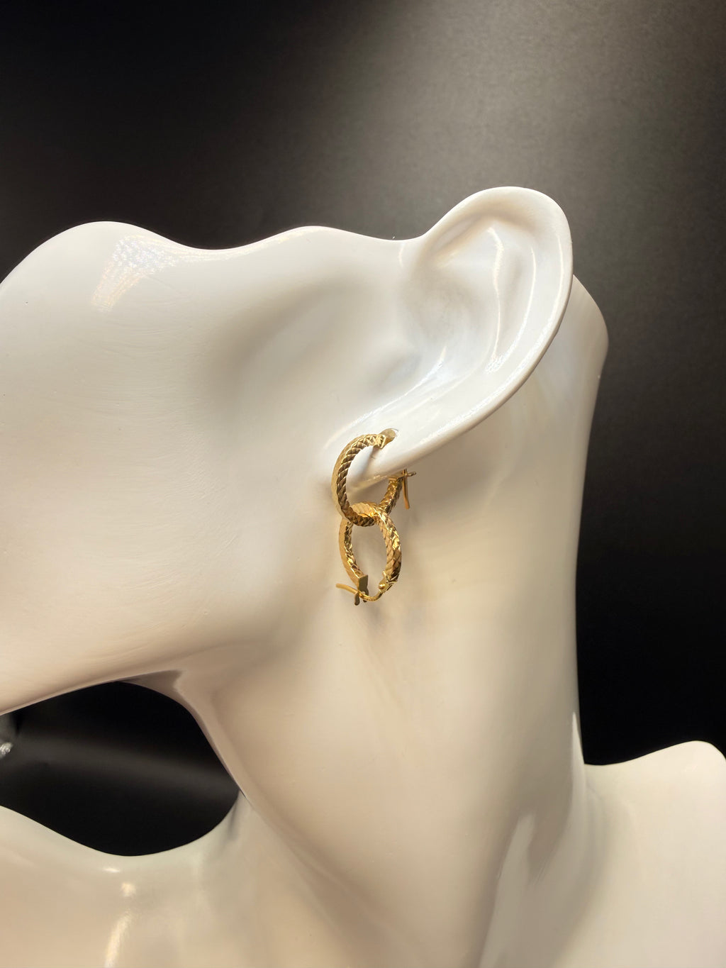 Argollas - Candongas Oro 18K Italiano 1.02 g