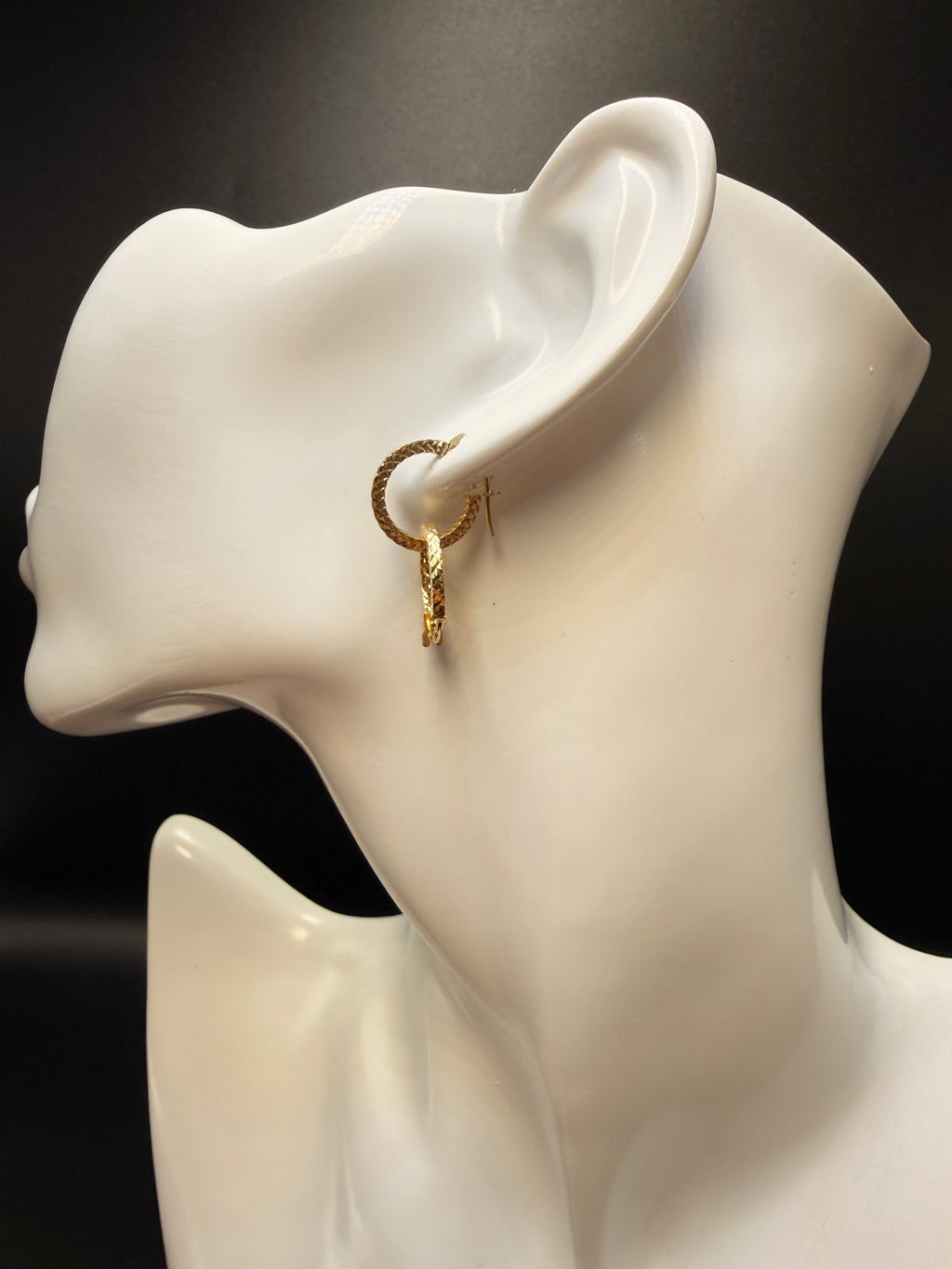 Argollas - Candongas Oro 18K Italiano 1.02 g