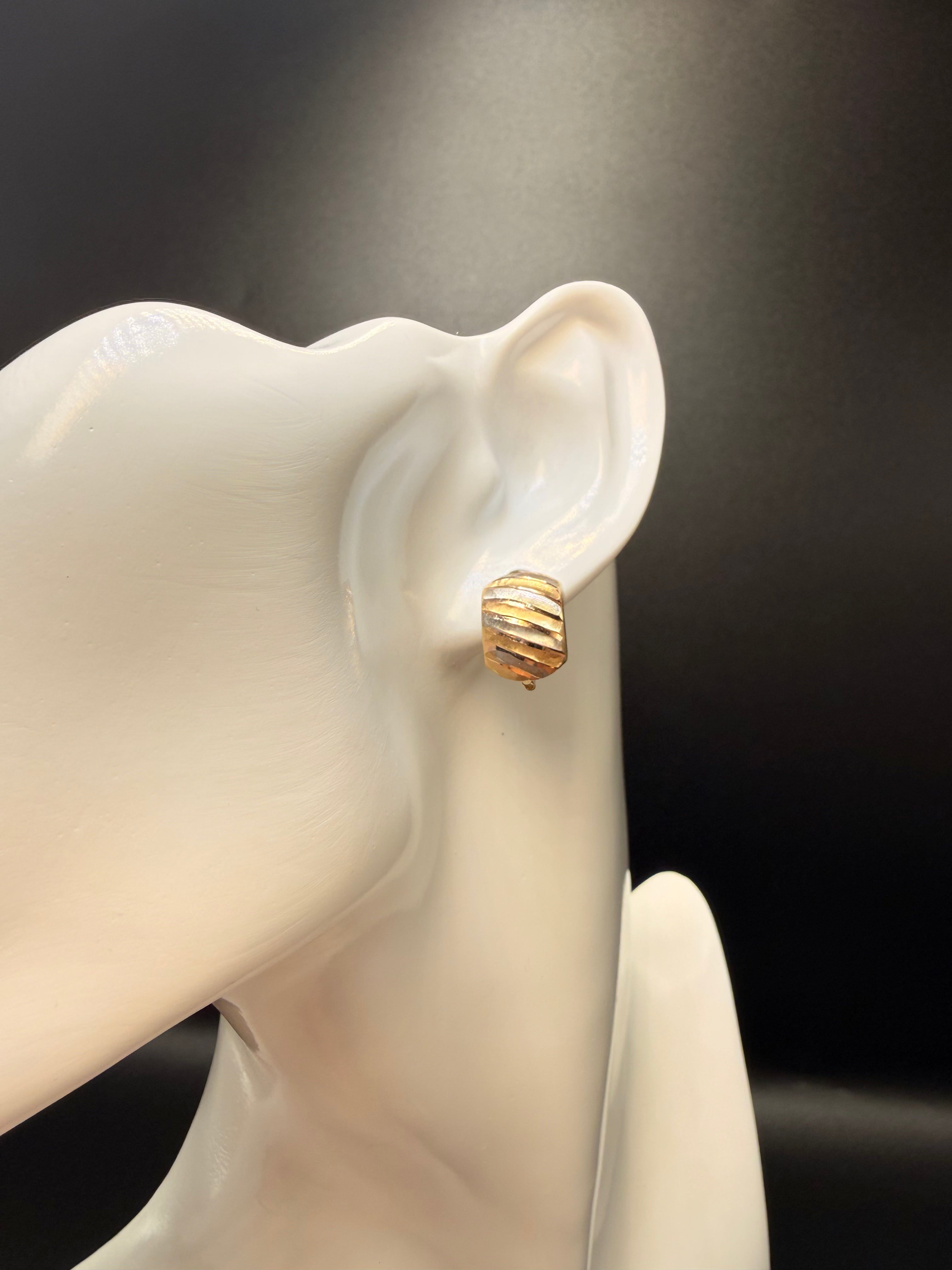 Argollas - Candongas Oro 18K Italiano 2.12 g