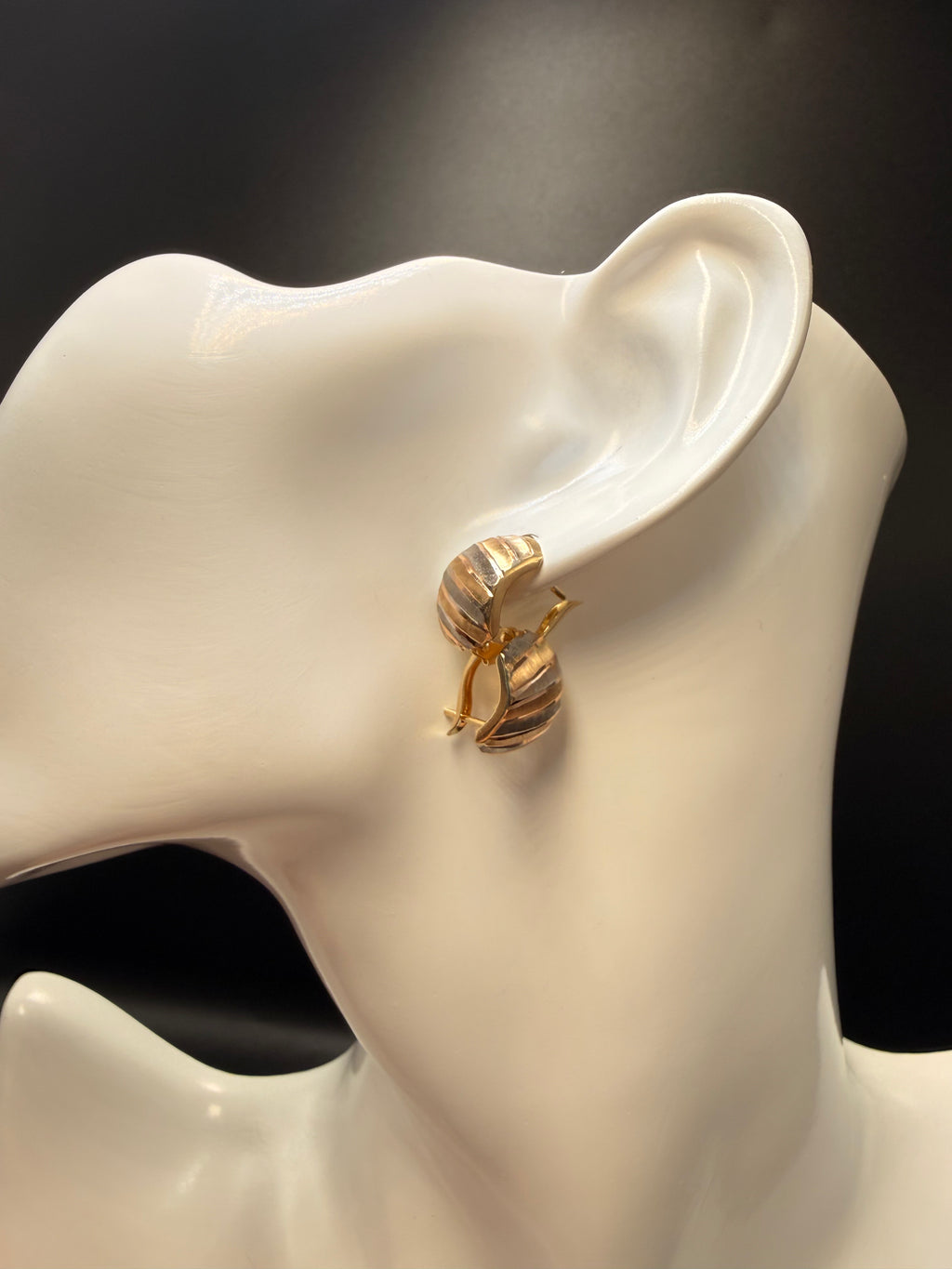 Argollas - Candongas Oro 18K Italiano 2.12 g