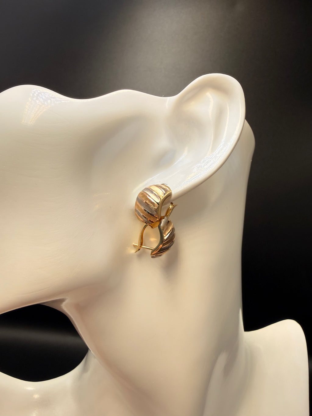 Argollas - Candongas Oro 18K Italiano 2.12 g