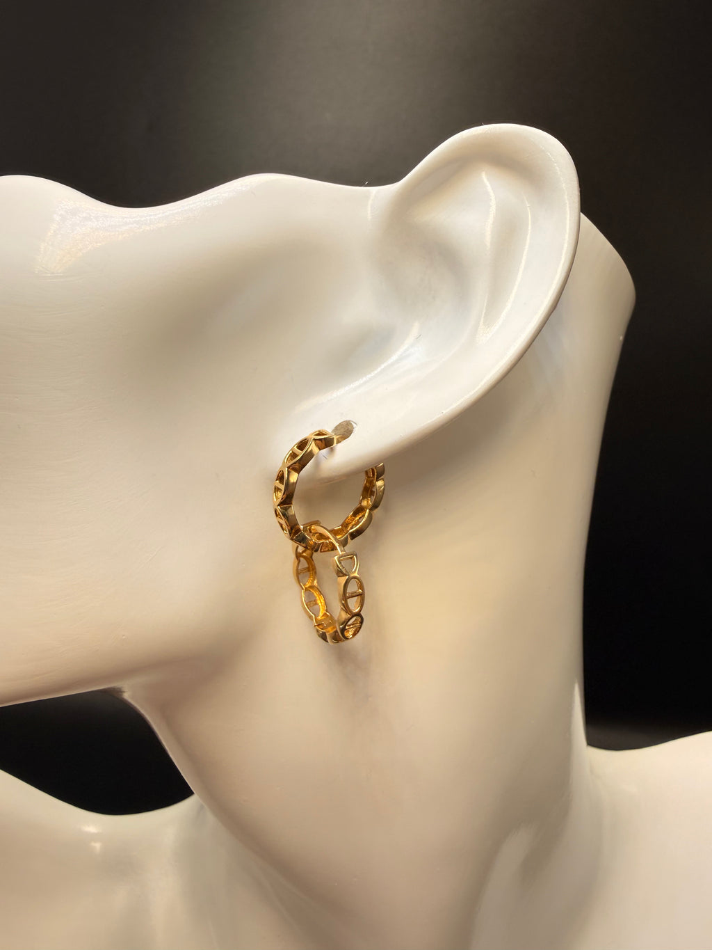 Argollas - Candongas Oro 18K Italiano 2.50 g