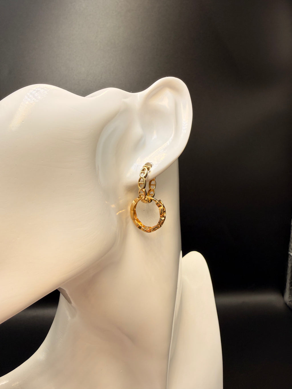 Argollas - Candongas Oro 18K Italiano 2.50 g