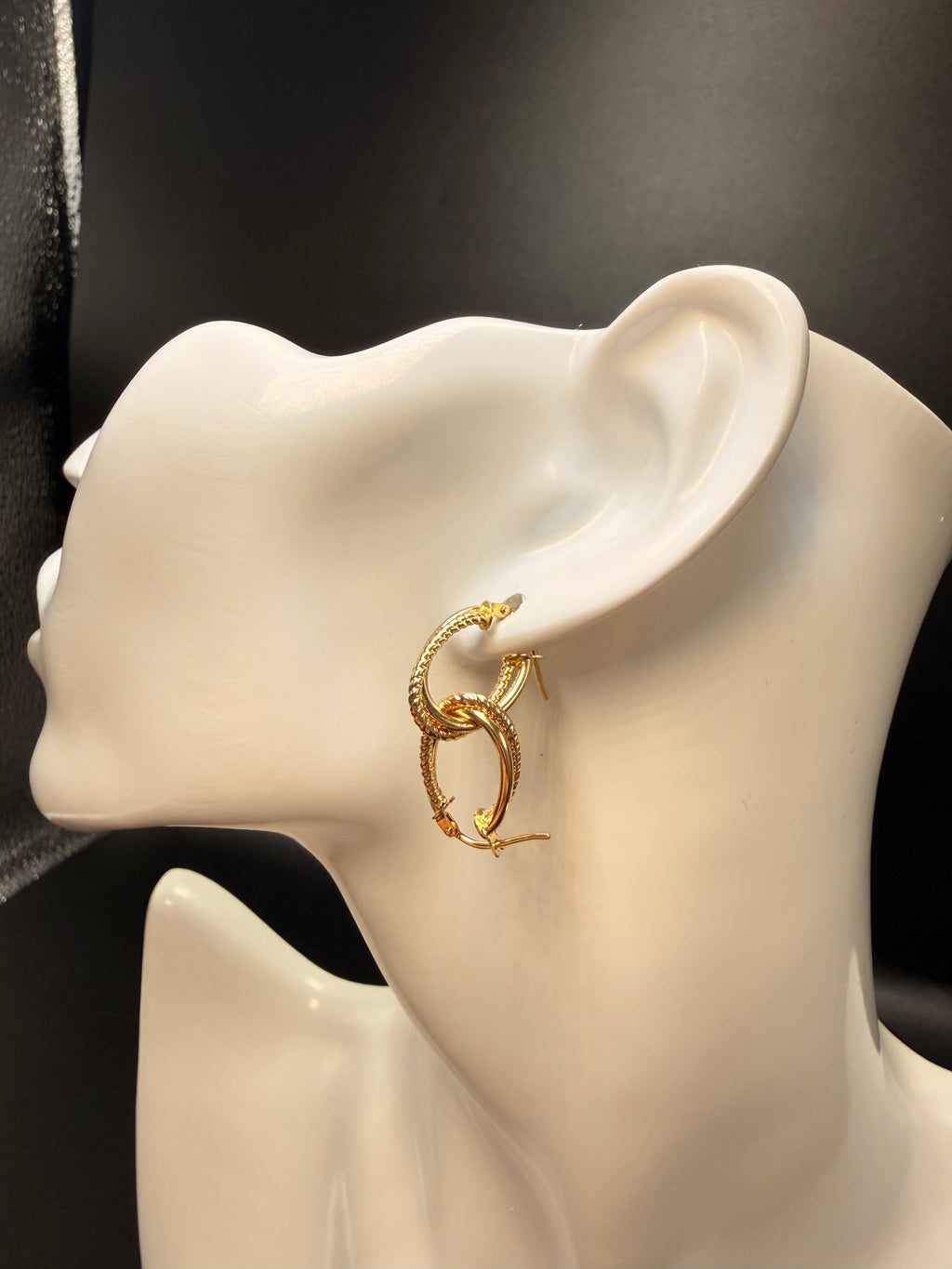 Argollas - Candongas Oro 18K Italiano 1.33 g