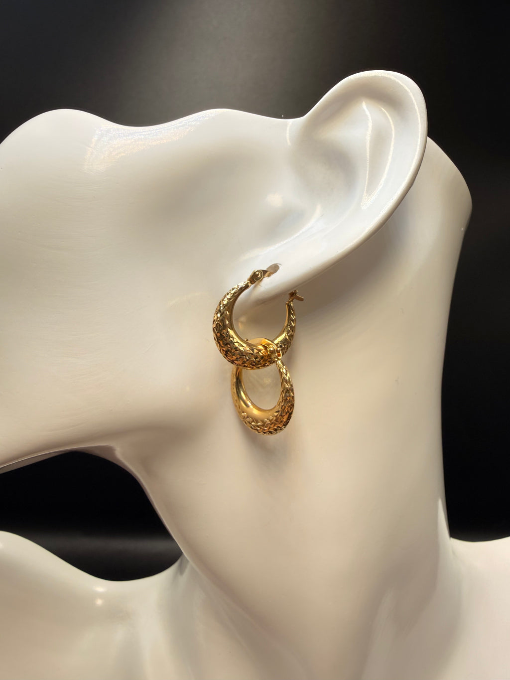 Argollas - Candongas Oro 18K Italiano 1.80 g