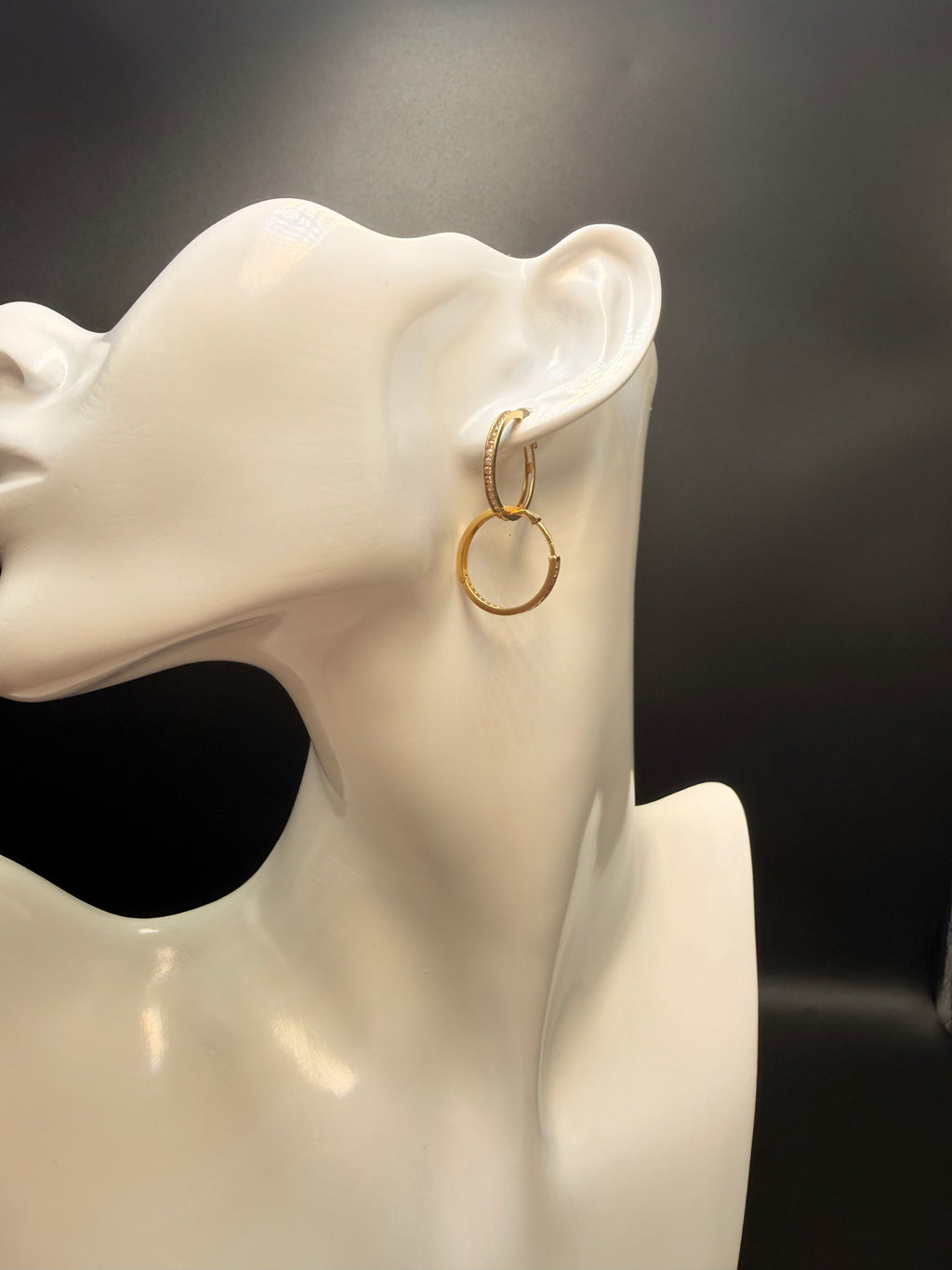 Argollas - Candongas Oro 18K Italiano 2.30 g