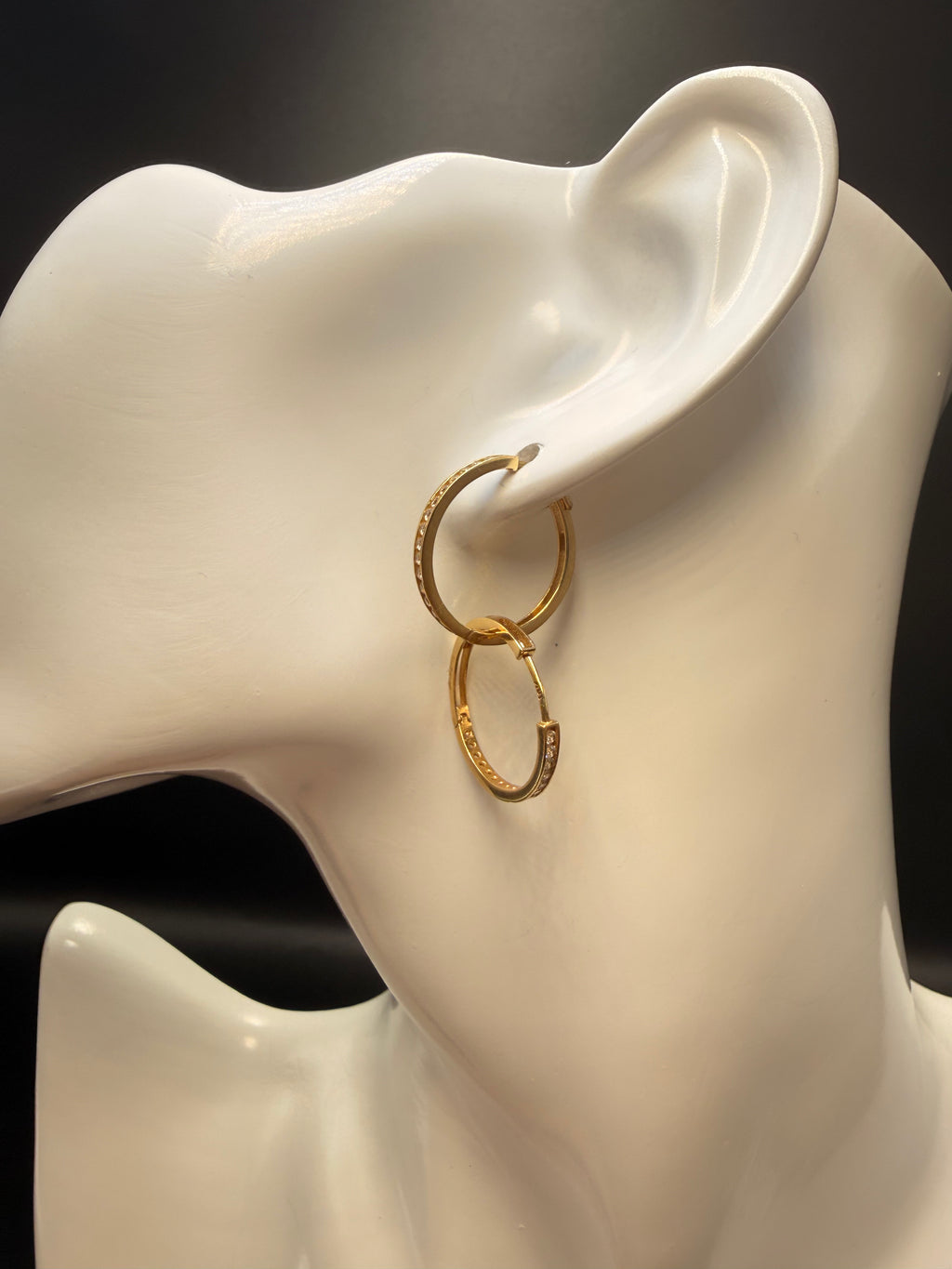 Argollas - Candongas Oro 18K Italiano 2.30 g