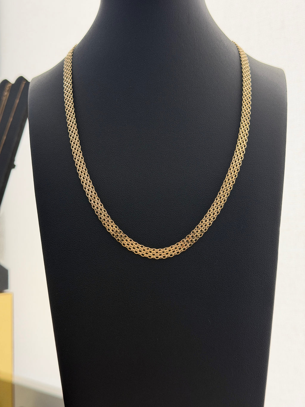 18K Gold Chino Link Chain – 11.23 g For Men