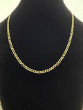 18K Gold Open Cuban Link Chain – 2.43g For Women