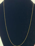18K Gold Mini Franco Link Chain Necklace - For Women