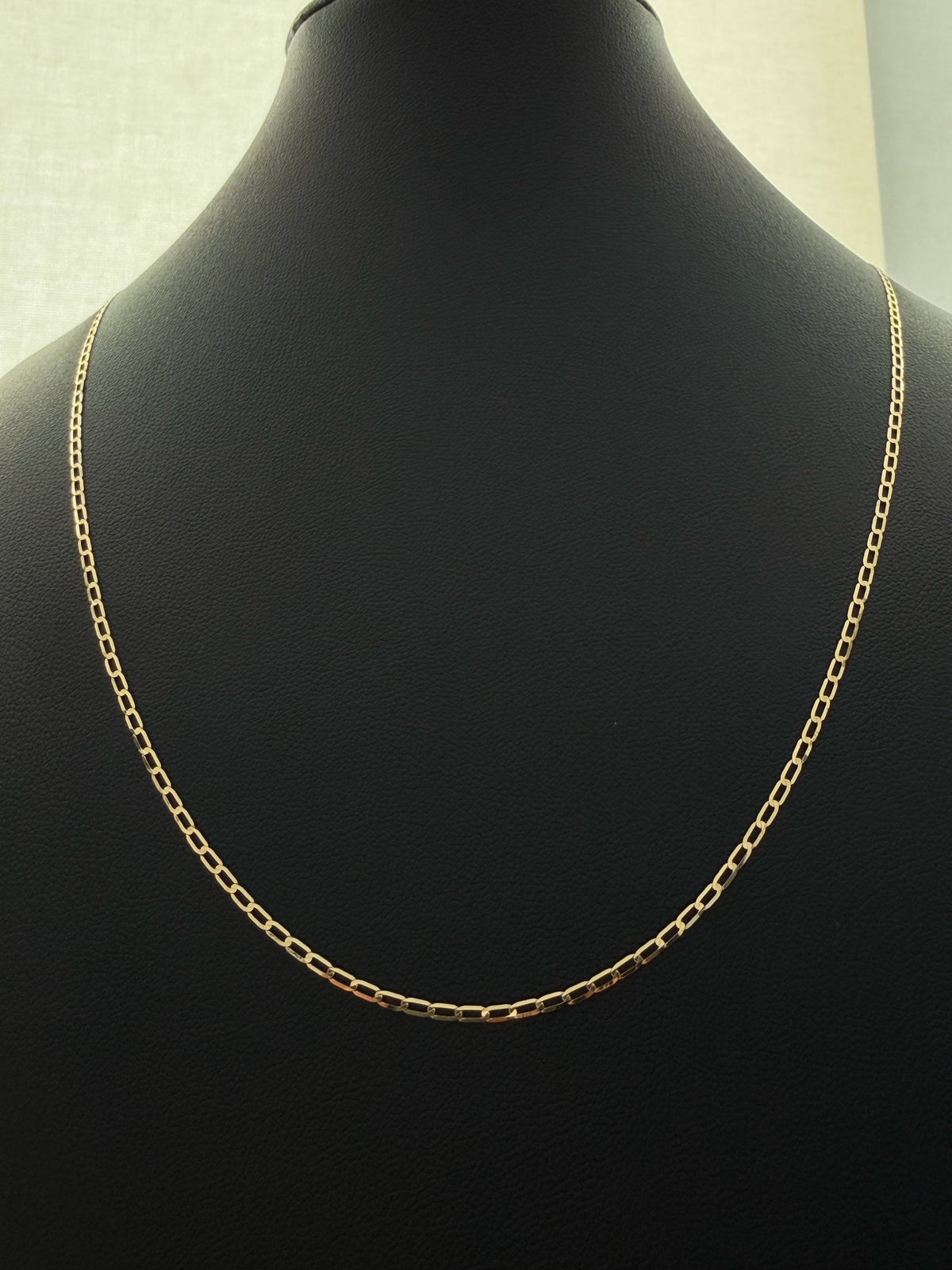 18K Gold Paperclip Chain Necklace – For Women