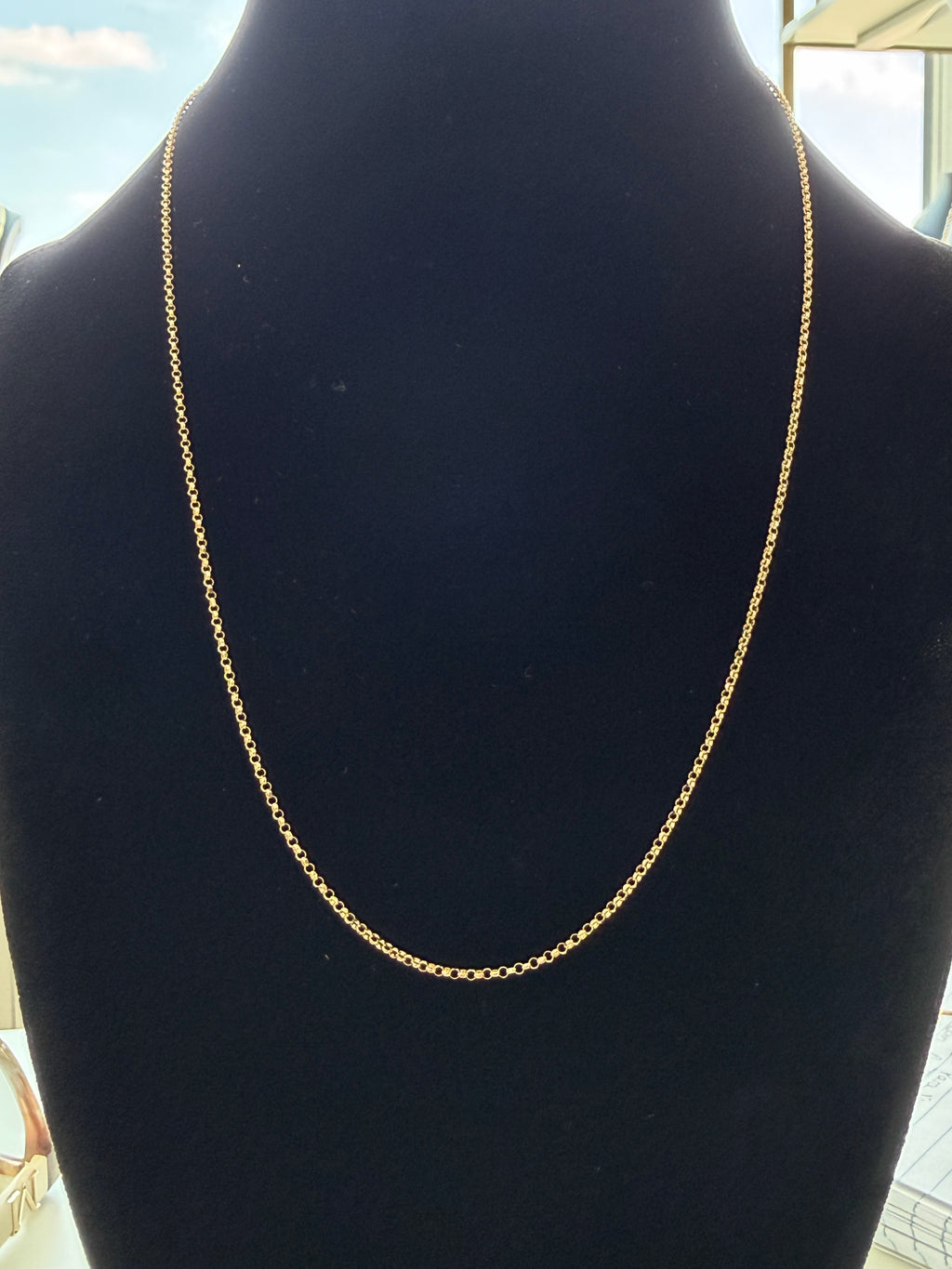 18K Gold Women’s Rolon Necklace – For Women